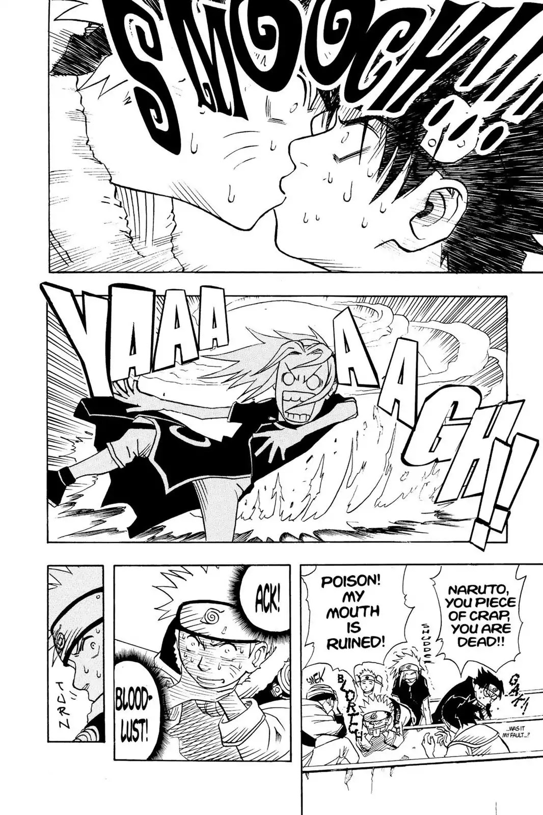 Naruto Chapter 3 page 8 - Chapter 3: Enter Sasuke!