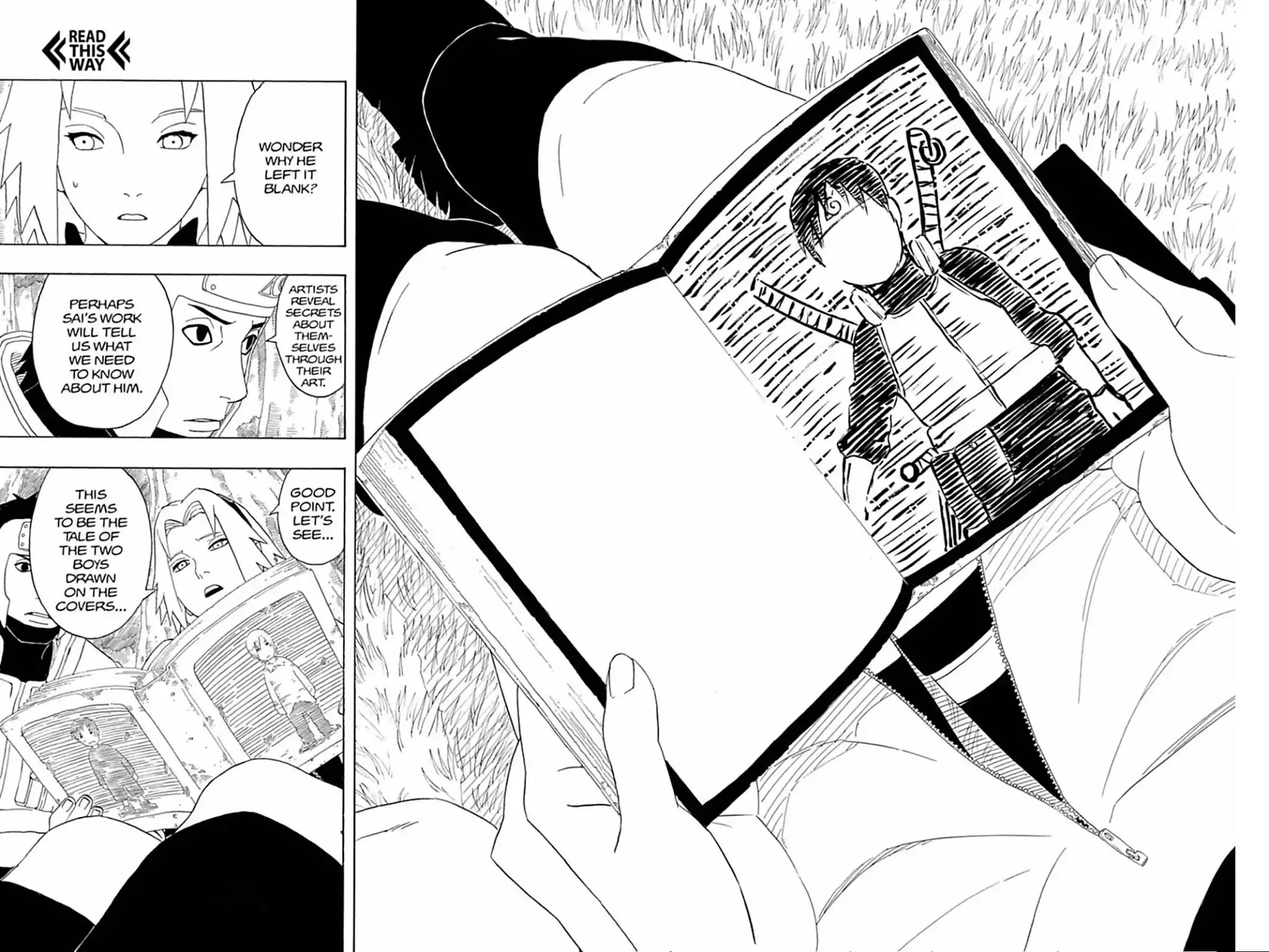 Naruto Chapter 300 page 13 - Chapter 300: Sai's Picture Book!!