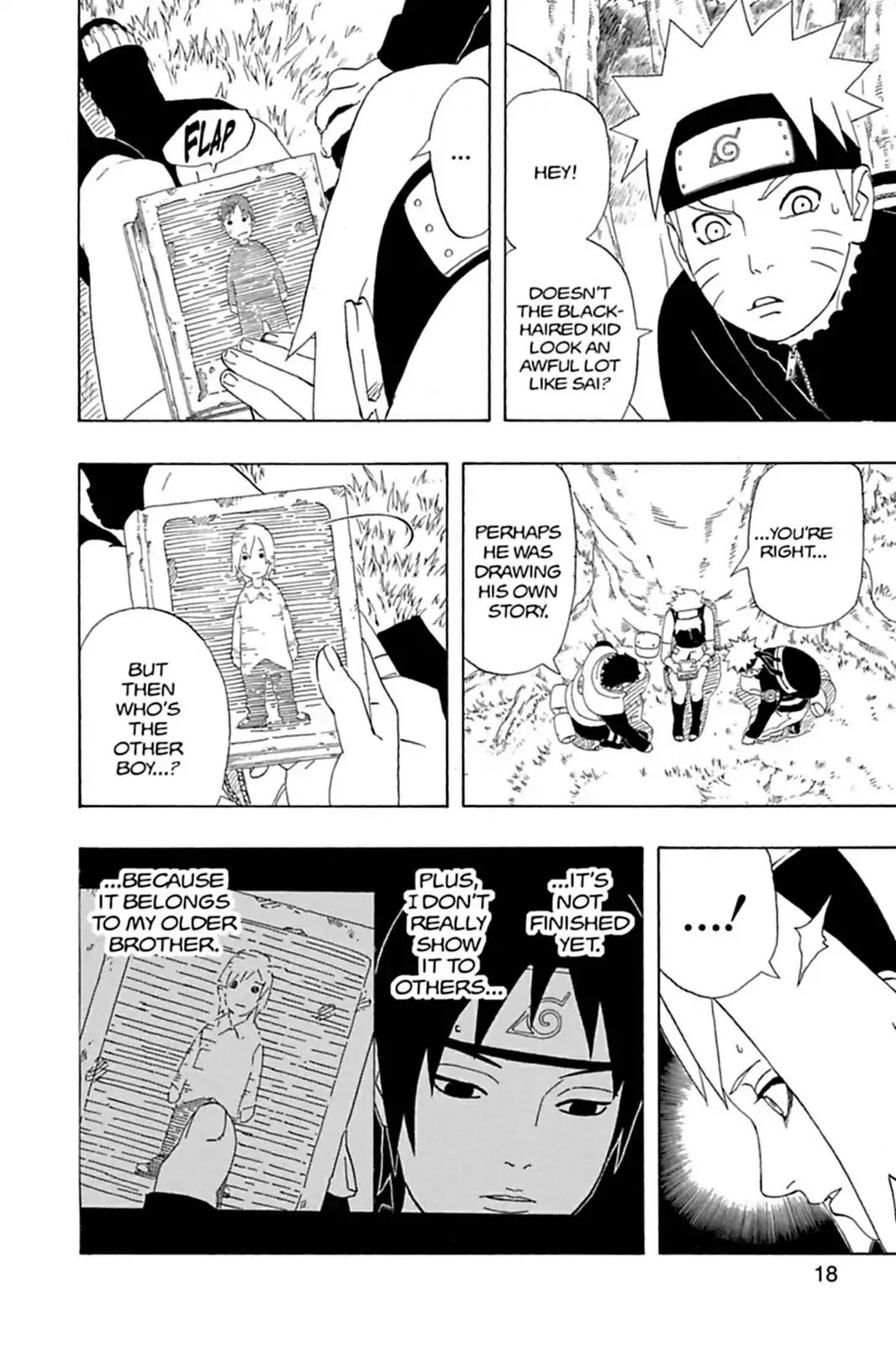 Naruto Chapter 300 page 18 - Chapter 300: Sai's Picture Book!!