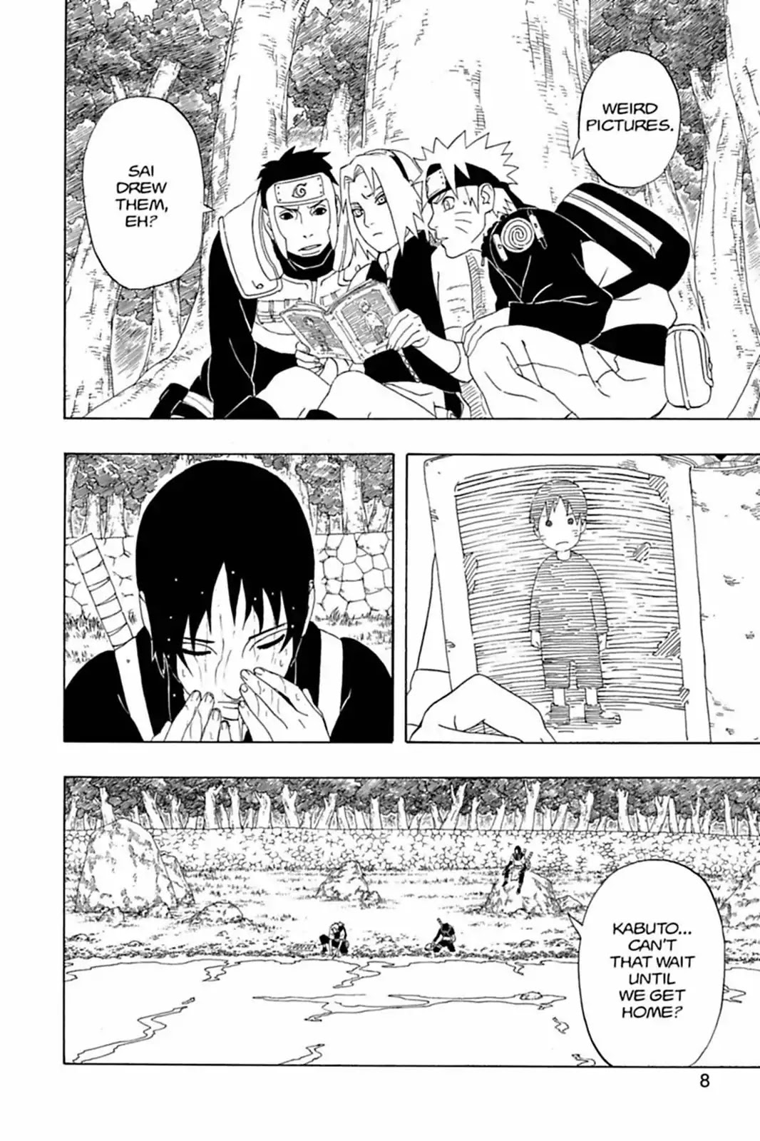 Naruto Chapter 300 page 9 - Chapter 300: Sai's Picture Book!!