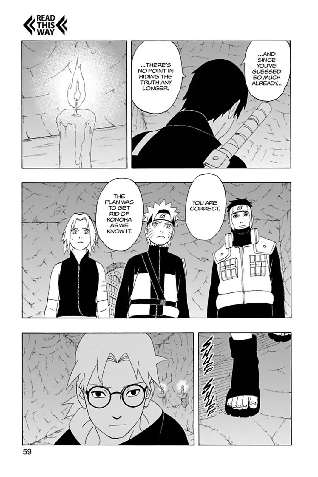 Naruto Chapter 302 page 17 - Chapter 302: Infiltration...!!