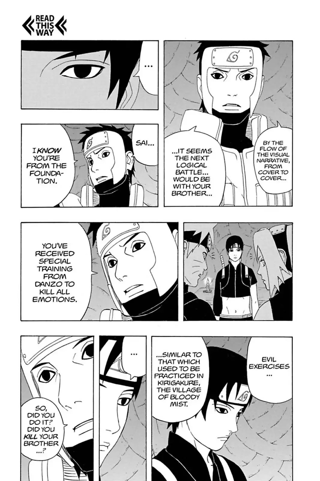 Naruto Chapter 303 page 9 - Chapter 303: Sai's Betrayal!!