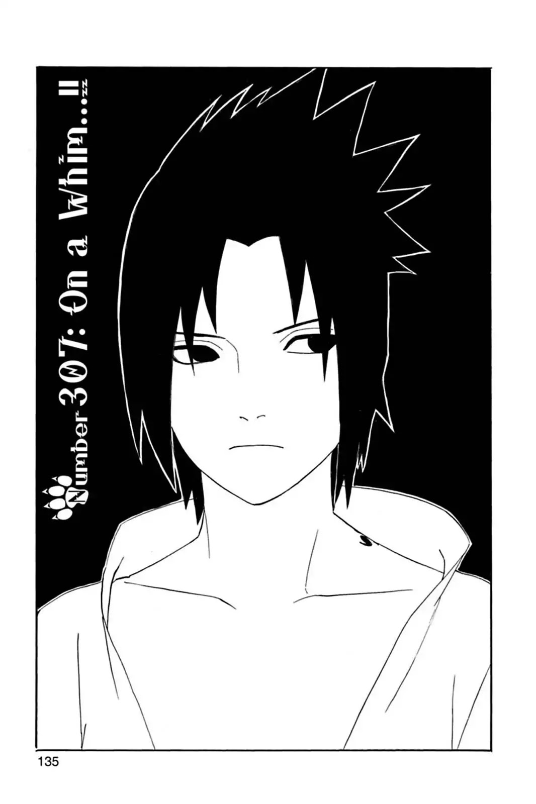 Naruto Chapter 307 page 1 - Chapter 307: On A Whim...!!