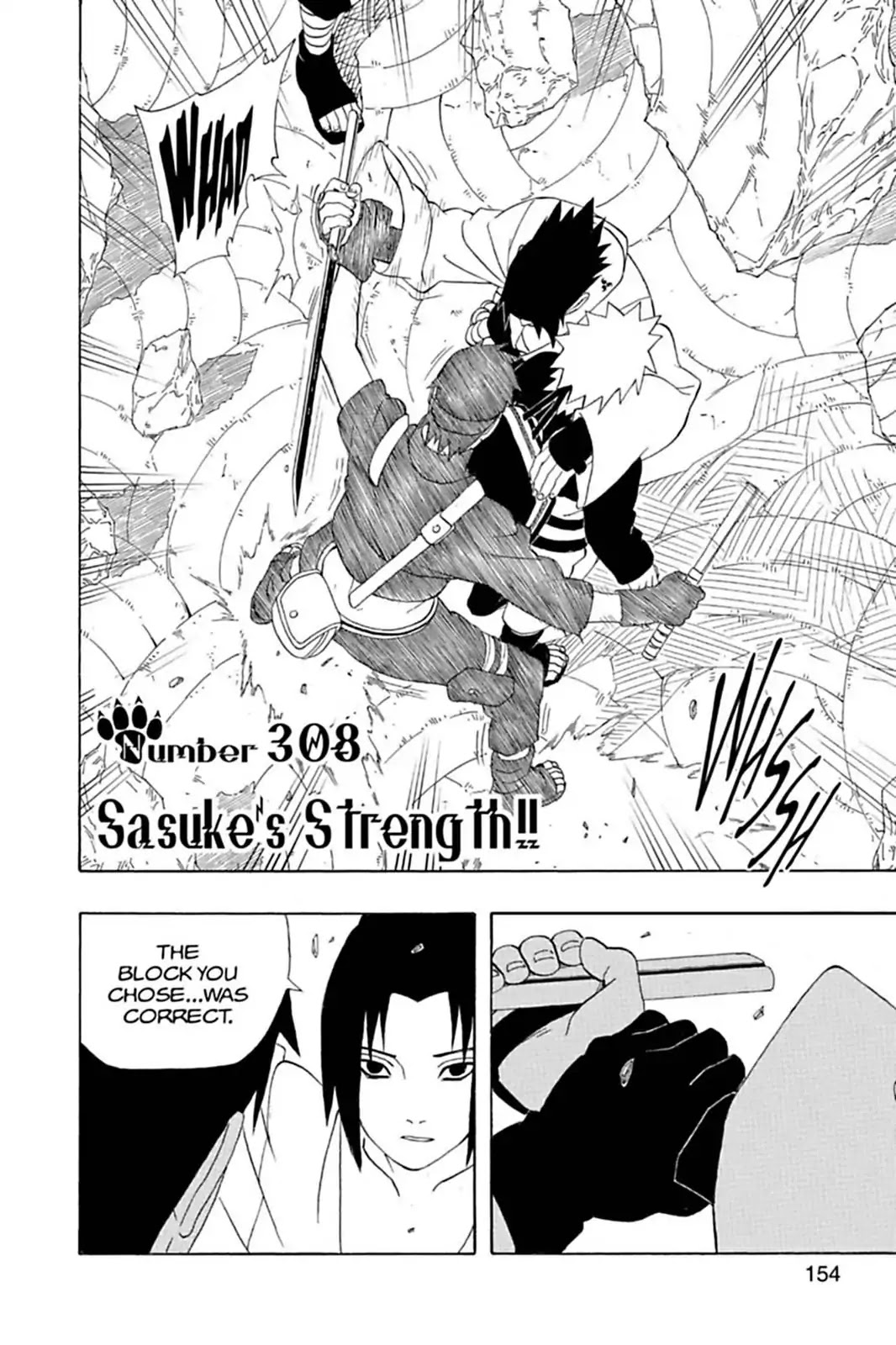 Naruto Chapter 308 page 2 - Chapter 308: Sasuke's Strength!!