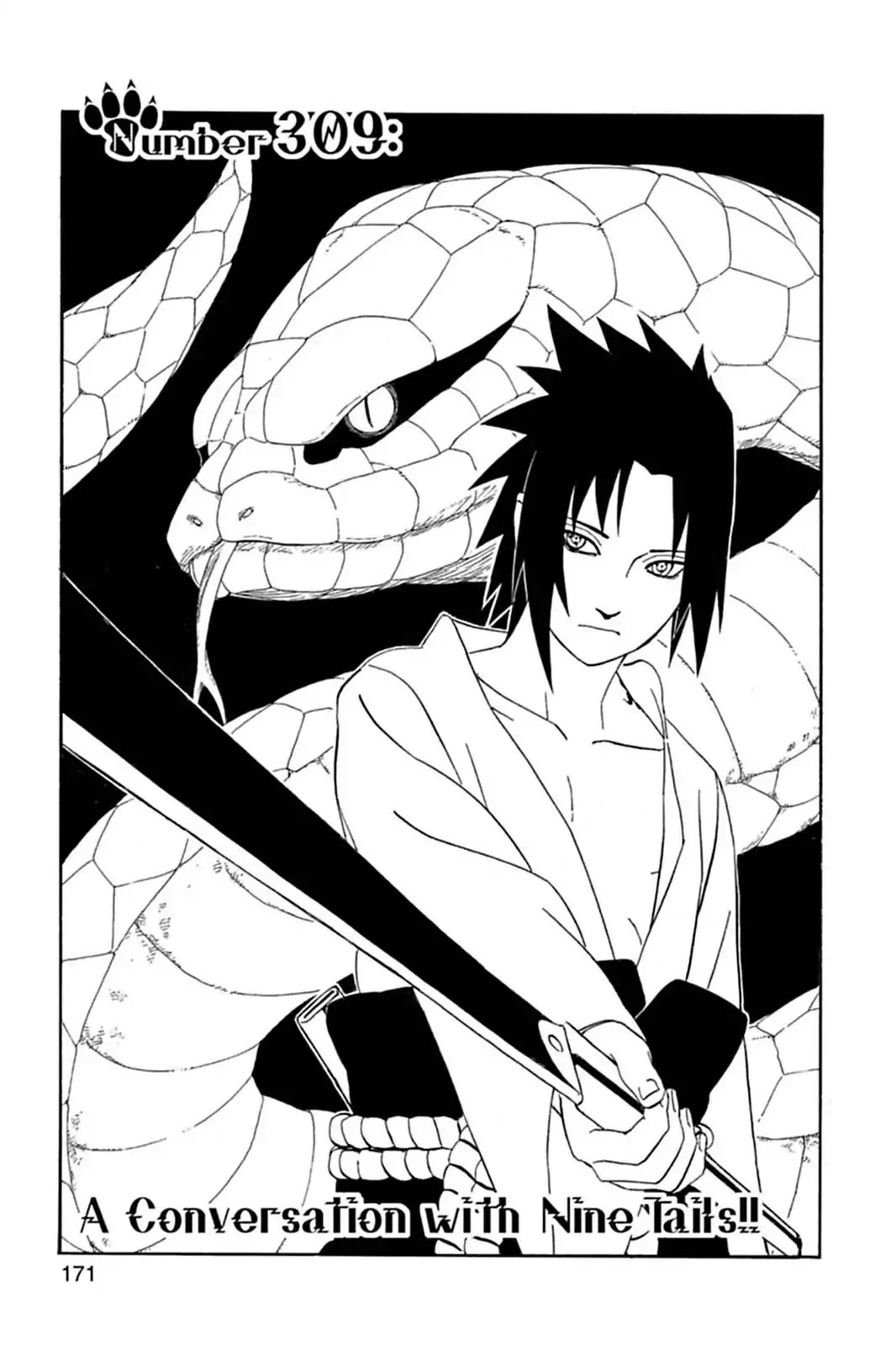 Naruto Chapter 309 page 1 - Chapter 309: A Conversation With Nine Tails!!
