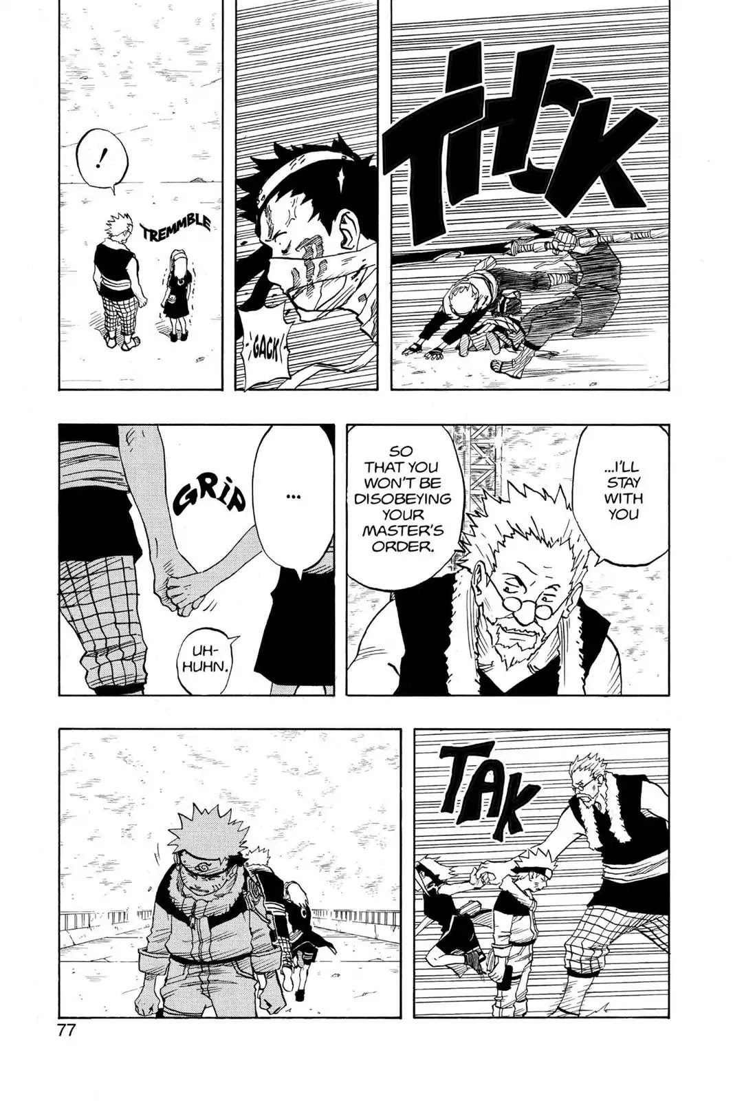 Naruto Chapter 31 page 13 - Chapter 31: To Each His Own Struggle...
