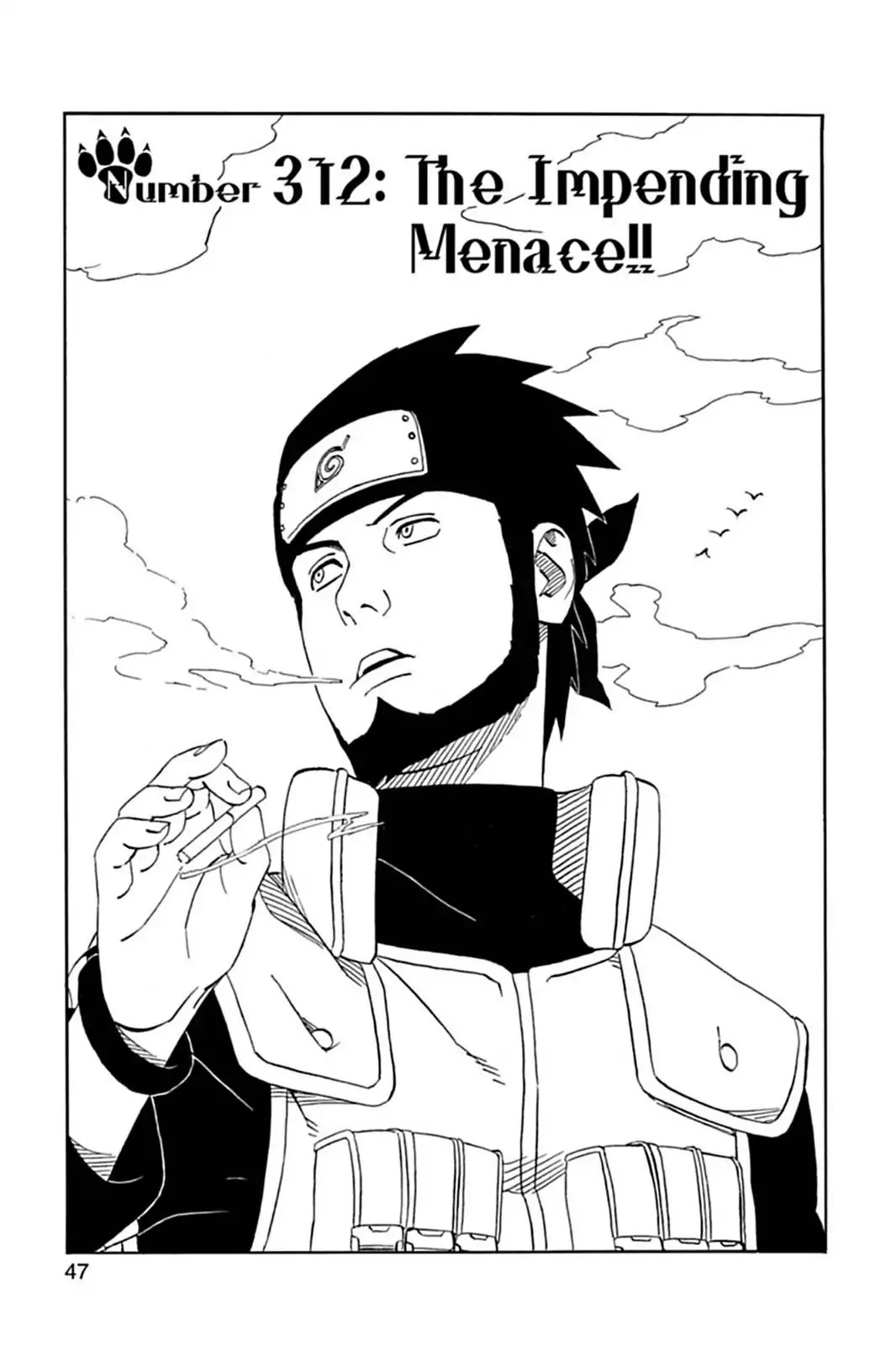 Naruto Chapter 312 page 1 - Chapter 312: The Impending Menace!!