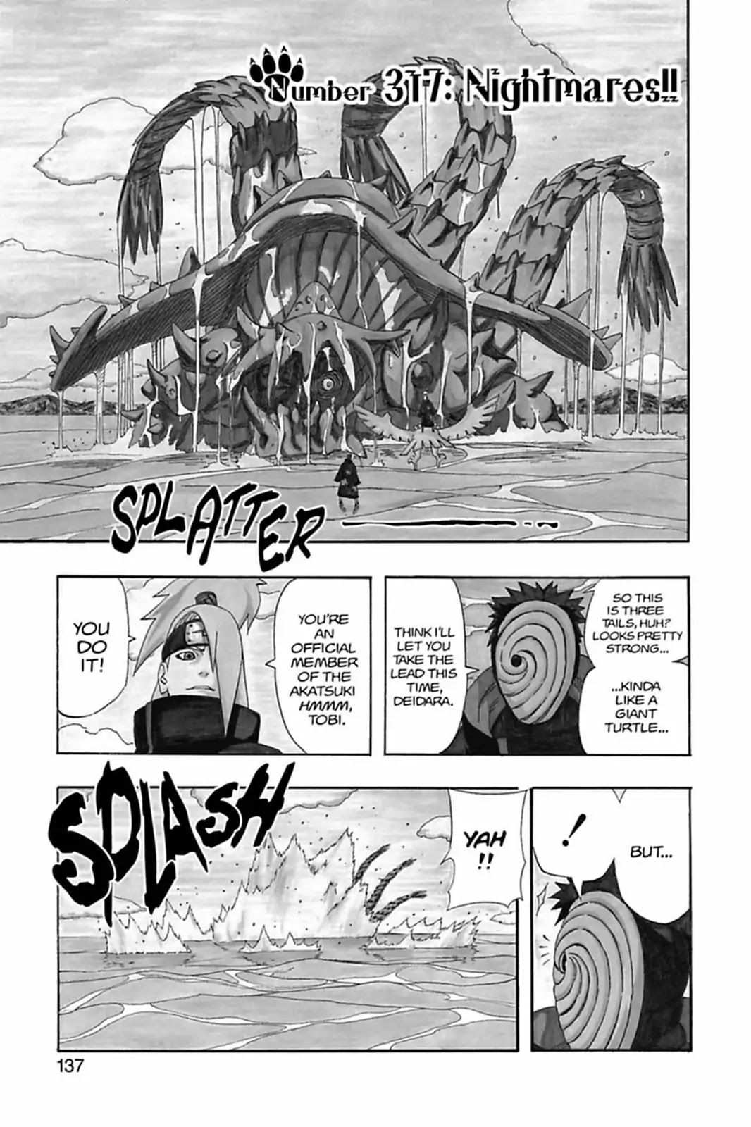 Naruto Chapter 317 page 1 - Chapter 317: Nightmares!!