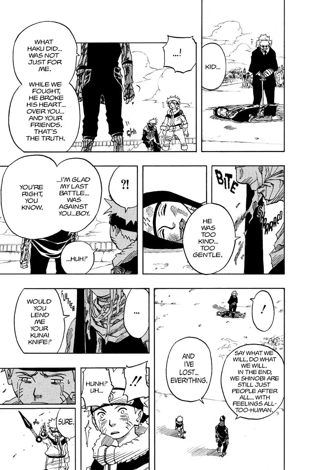 Naruto Chapter 32 page 13 - Chapter 32: The Tools Called Shinobi