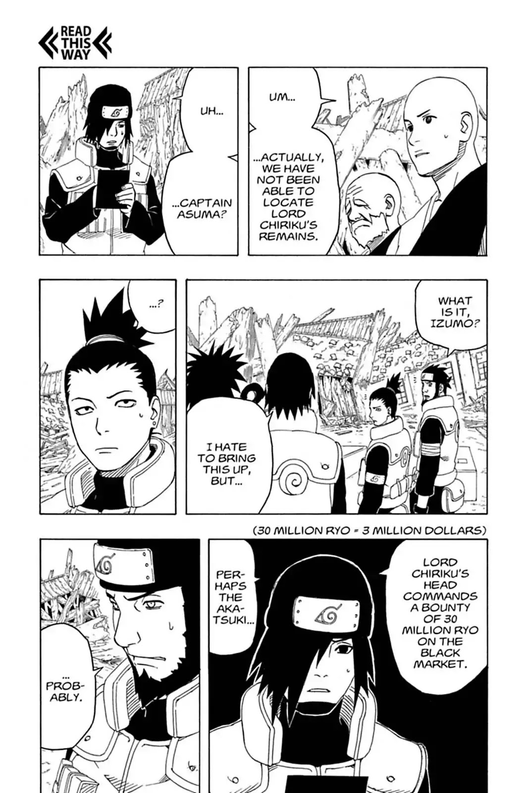 Naruto Chapter 320 page 10 - Chapter 320: Bounties...!!