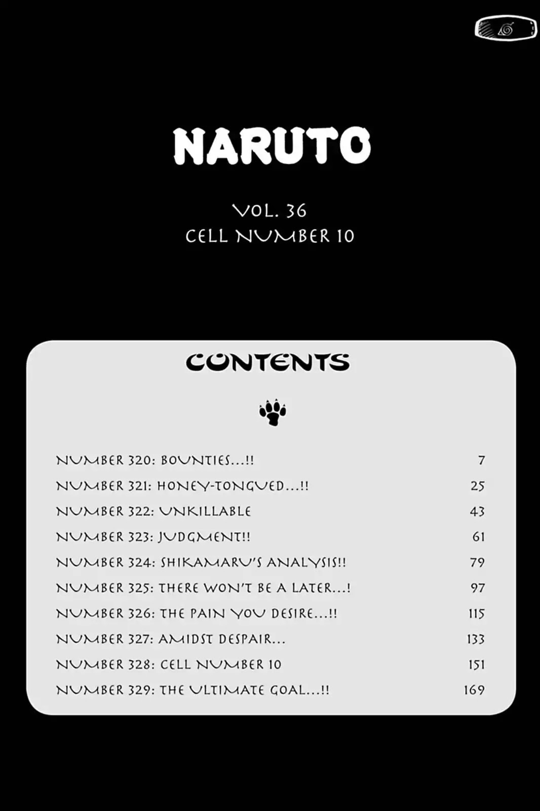 Naruto Chapter 320 page 7 - Chapter 320: Bounties...!!