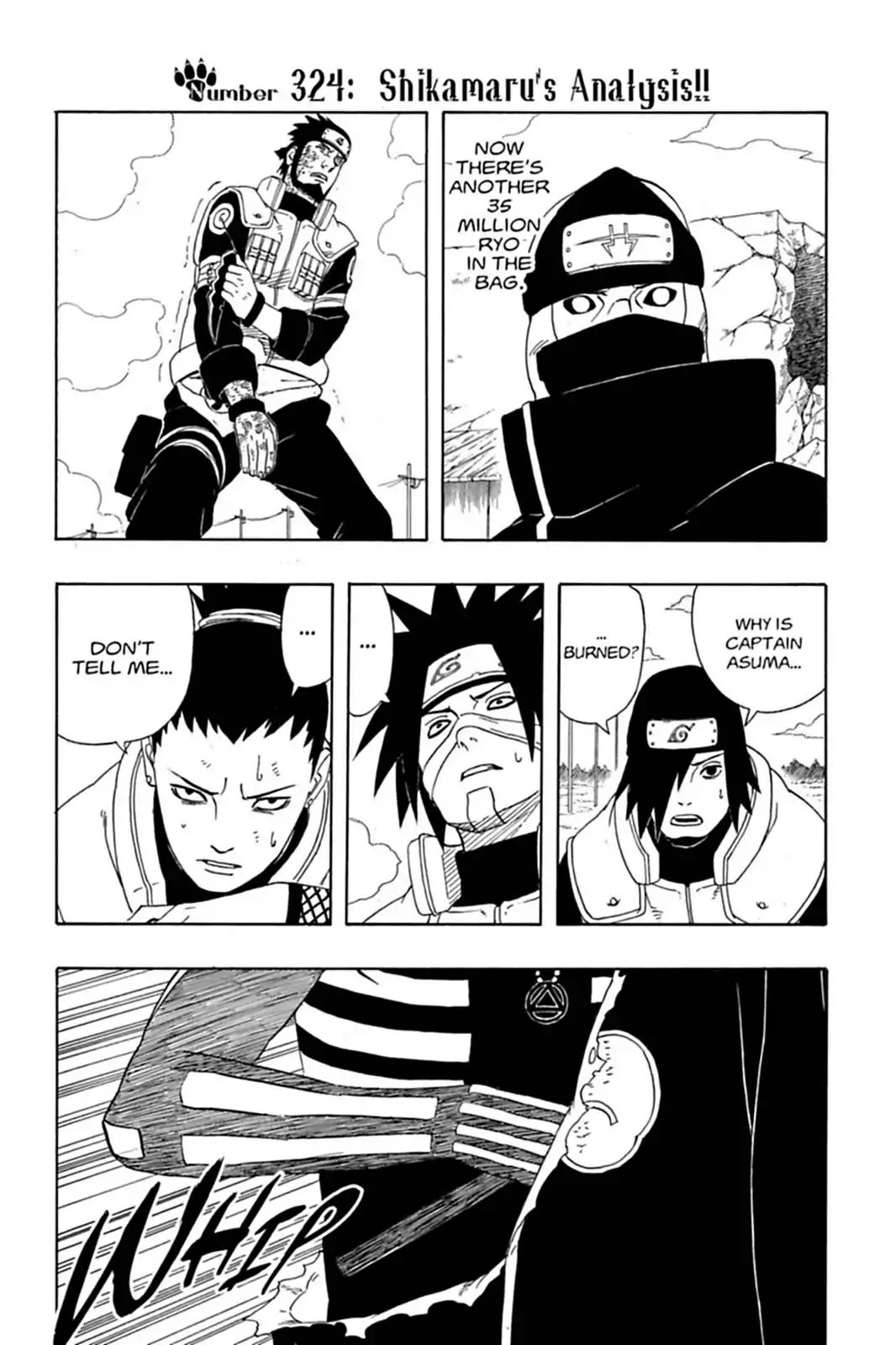 Naruto Chapter 324 page 1 - Chapter 324: Shikamaru's Analysis!!