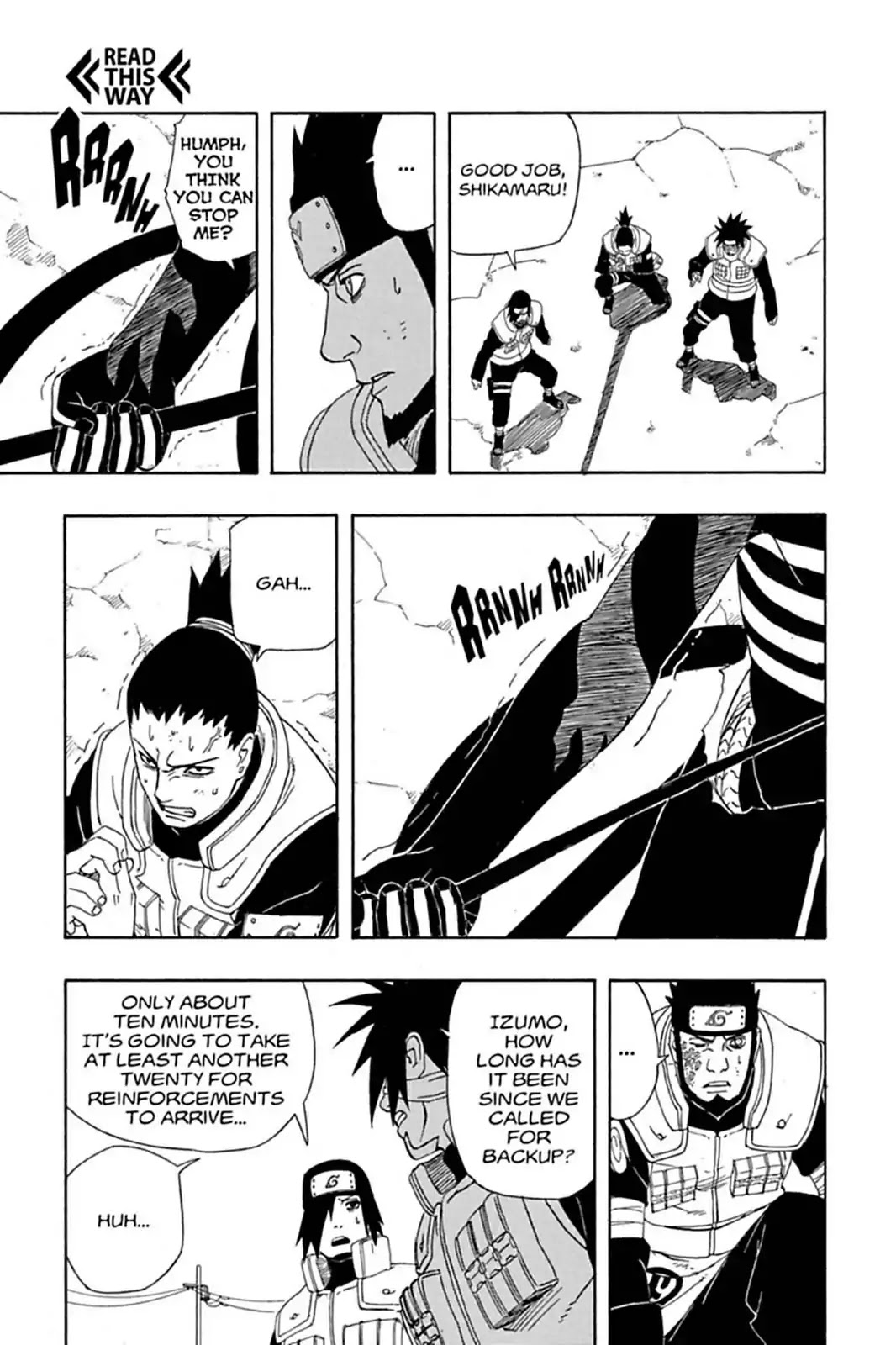 Naruto Chapter 324 page 11 - Chapter 324: Shikamaru's Analysis!!