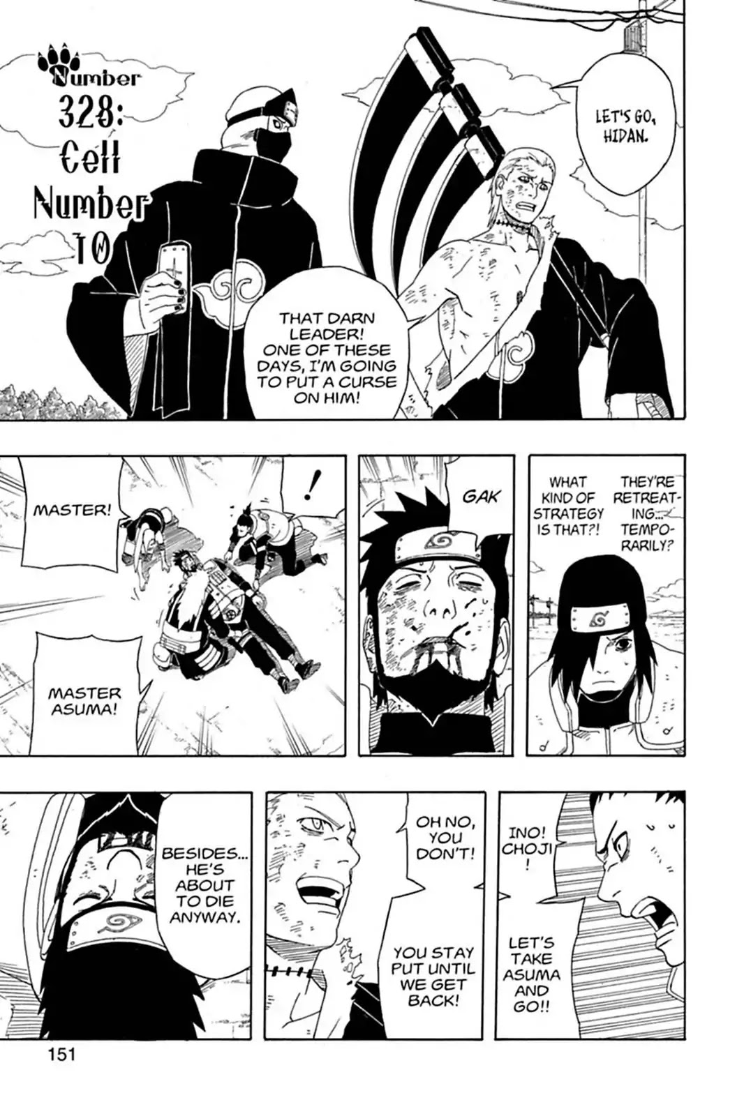 Naruto Chapter 328 page 1 - Chapter 328: Cell Number 10