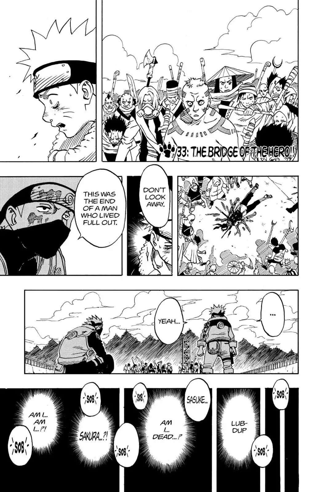 Naruto Chapter 33 page 1 - Chapter 33: The Bridge Of The Hero!!