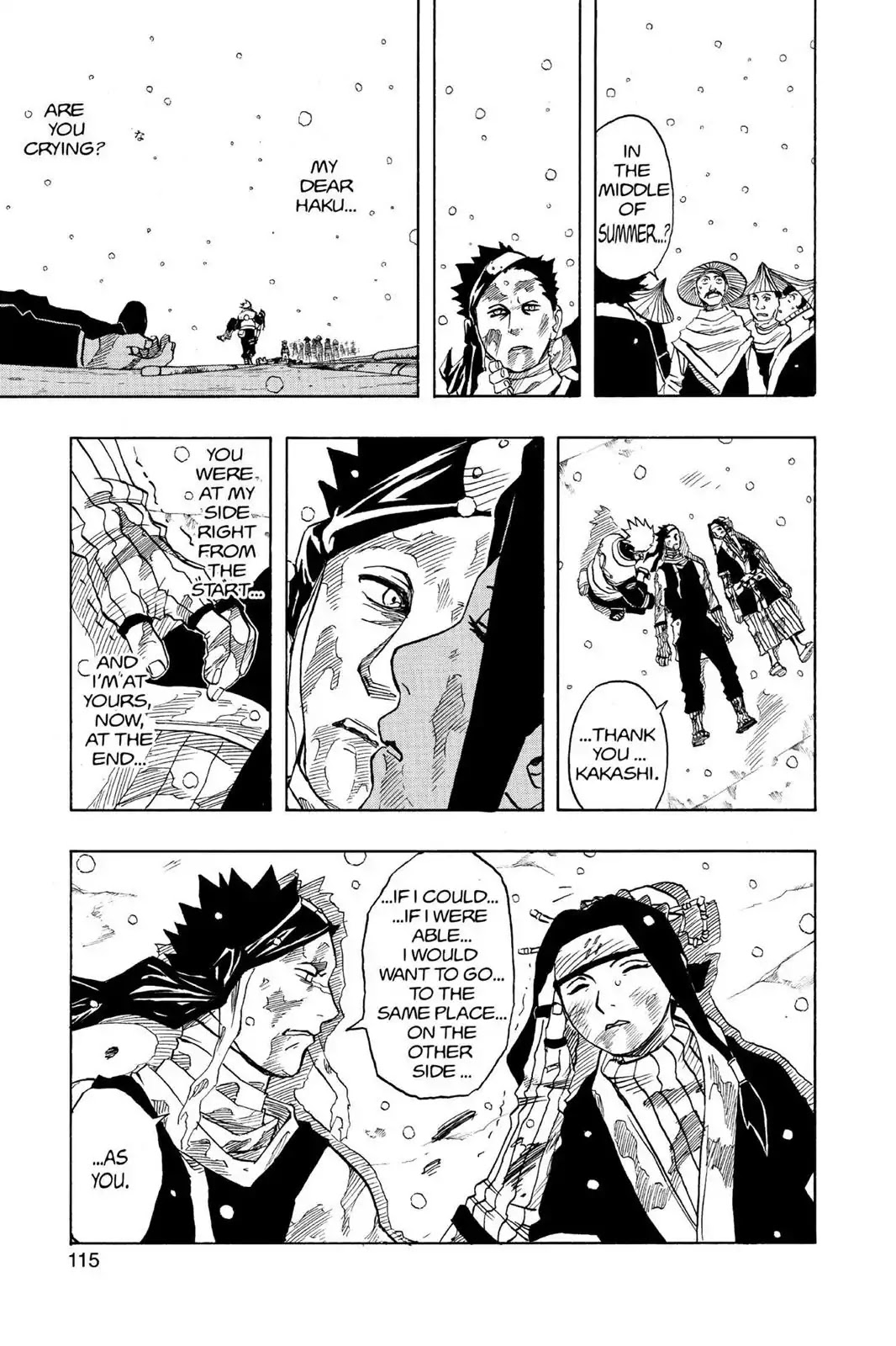 Naruto Chapter 33 page 13 - Chapter 33: The Bridge Of The Hero!!