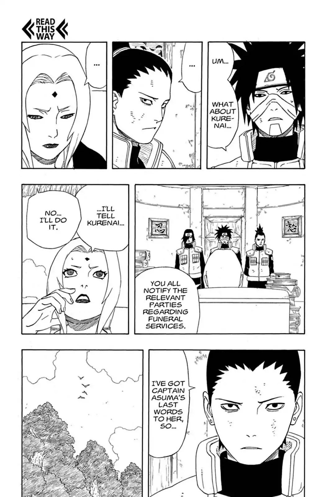 Naruto Chapter 330 page 10 - Chapter 330: The Heartbreaking Notice...!!