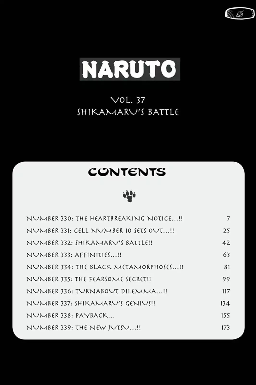 Naruto Chapter 330 page 7 - Chapter 330: The Heartbreaking Notice...!!