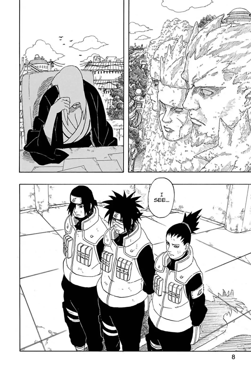 Naruto Chapter 330 page 9 - Chapter 330: The Heartbreaking Notice...!!