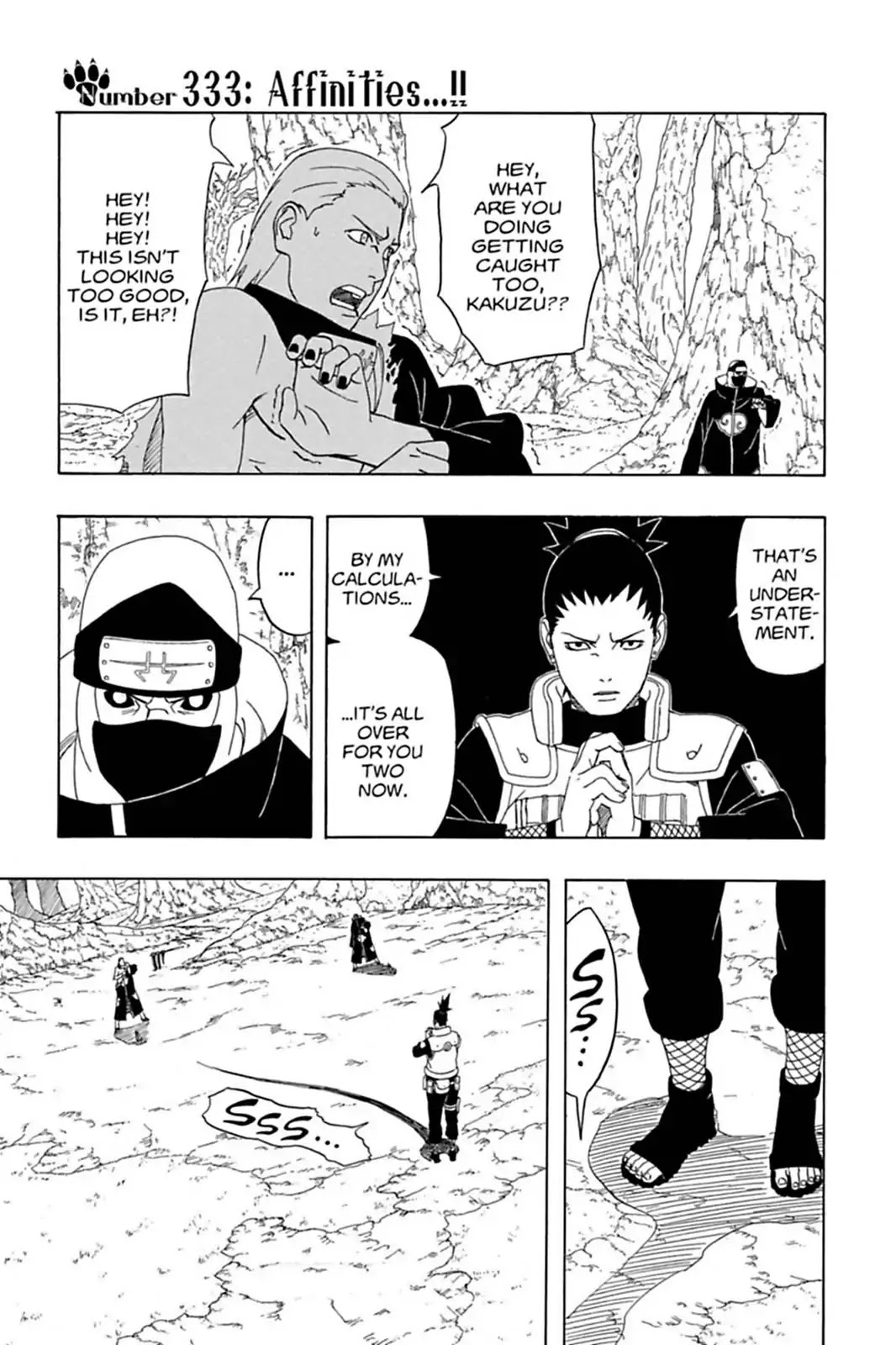 Naruto Chapter 333 page 1 - Chapter 333: Affinities..!!