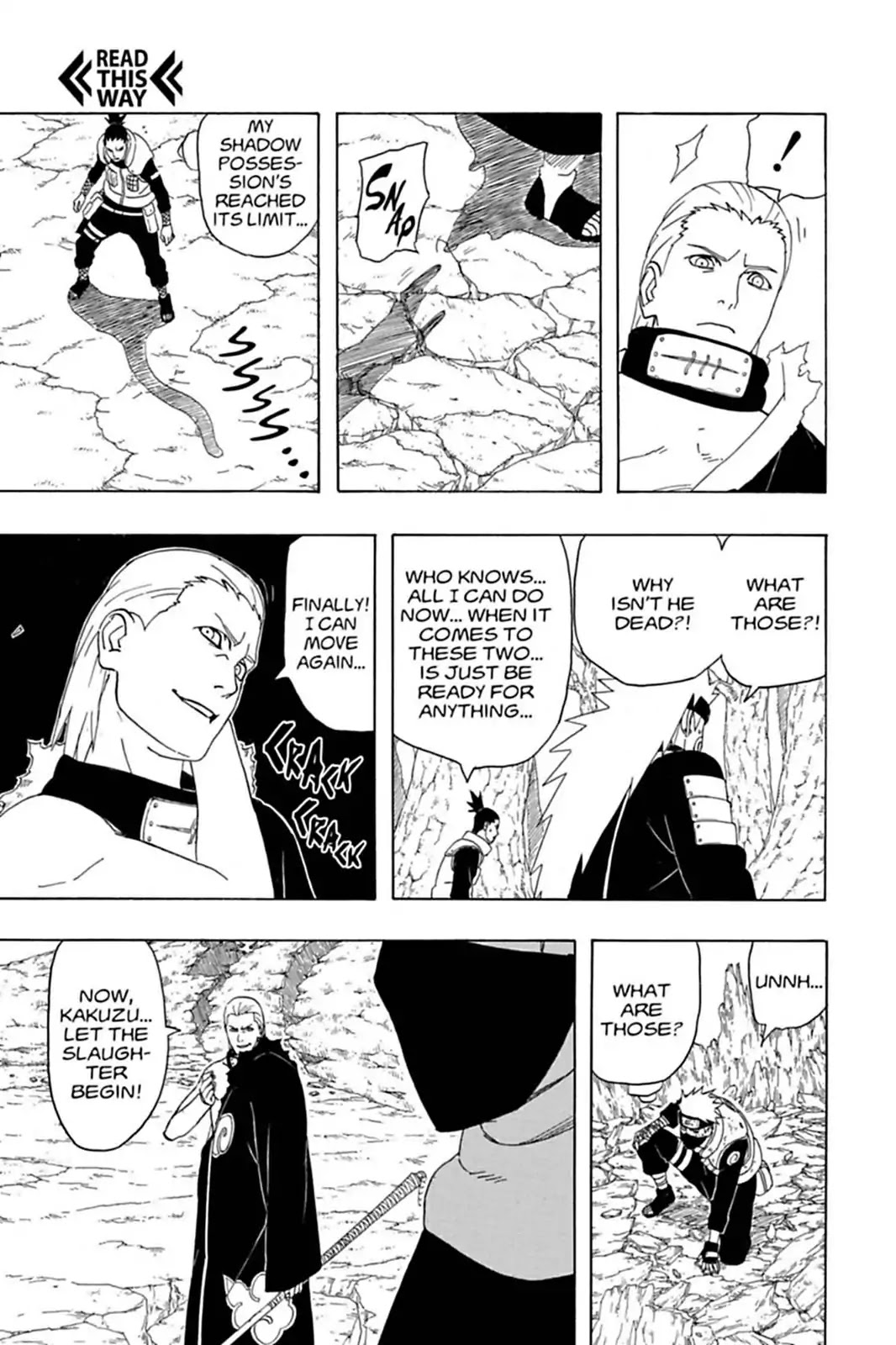 Naruto Chapter 334 page 7 - Chapter 334: The Black Metamorphoses!!