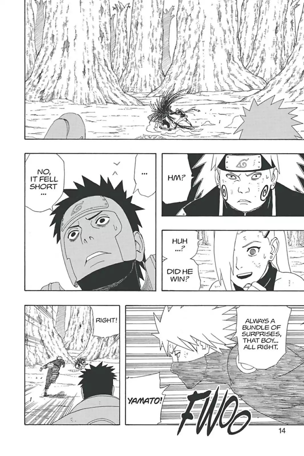 Naruto Chapter 340 page 14 - Chapter 340: The Perilous Bridge