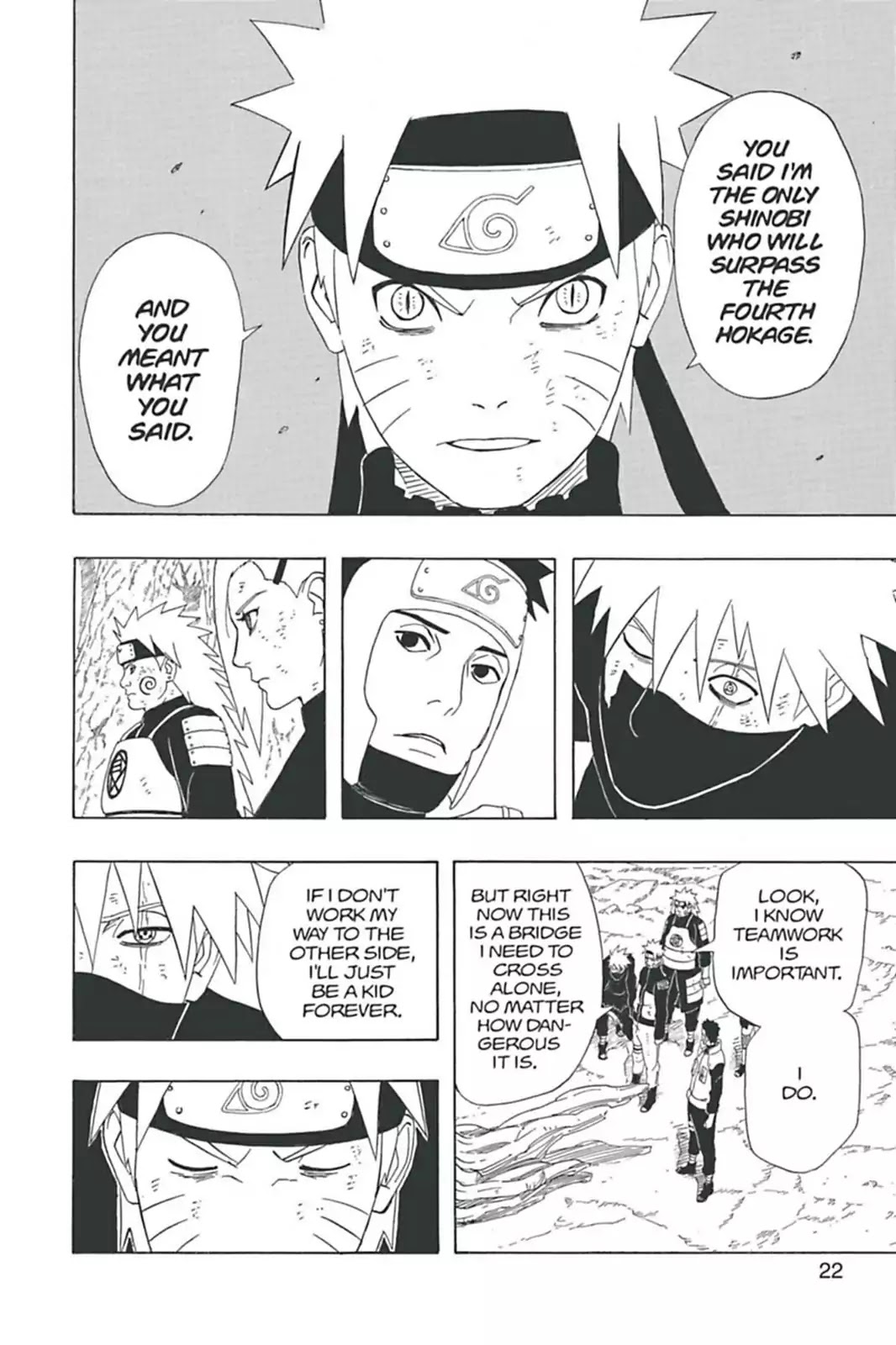 Naruto Chapter 340 page 22 - Chapter 340: The Perilous Bridge