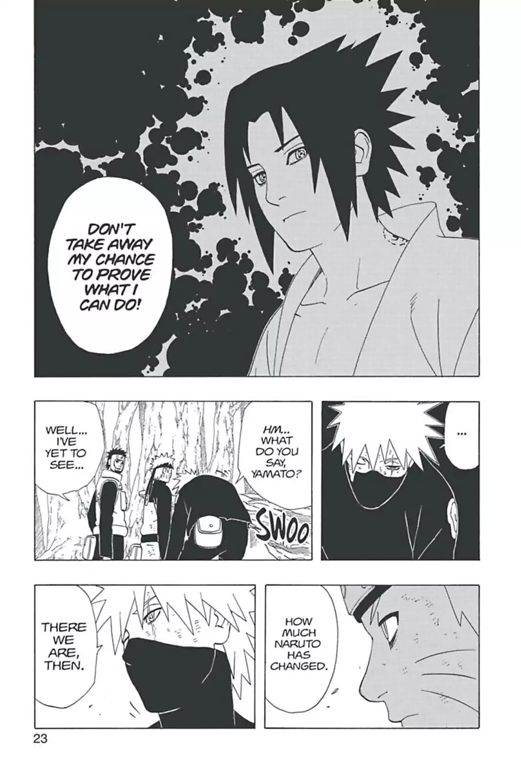 Naruto Chapter 340 page 23 - Chapter 340: The Perilous Bridge