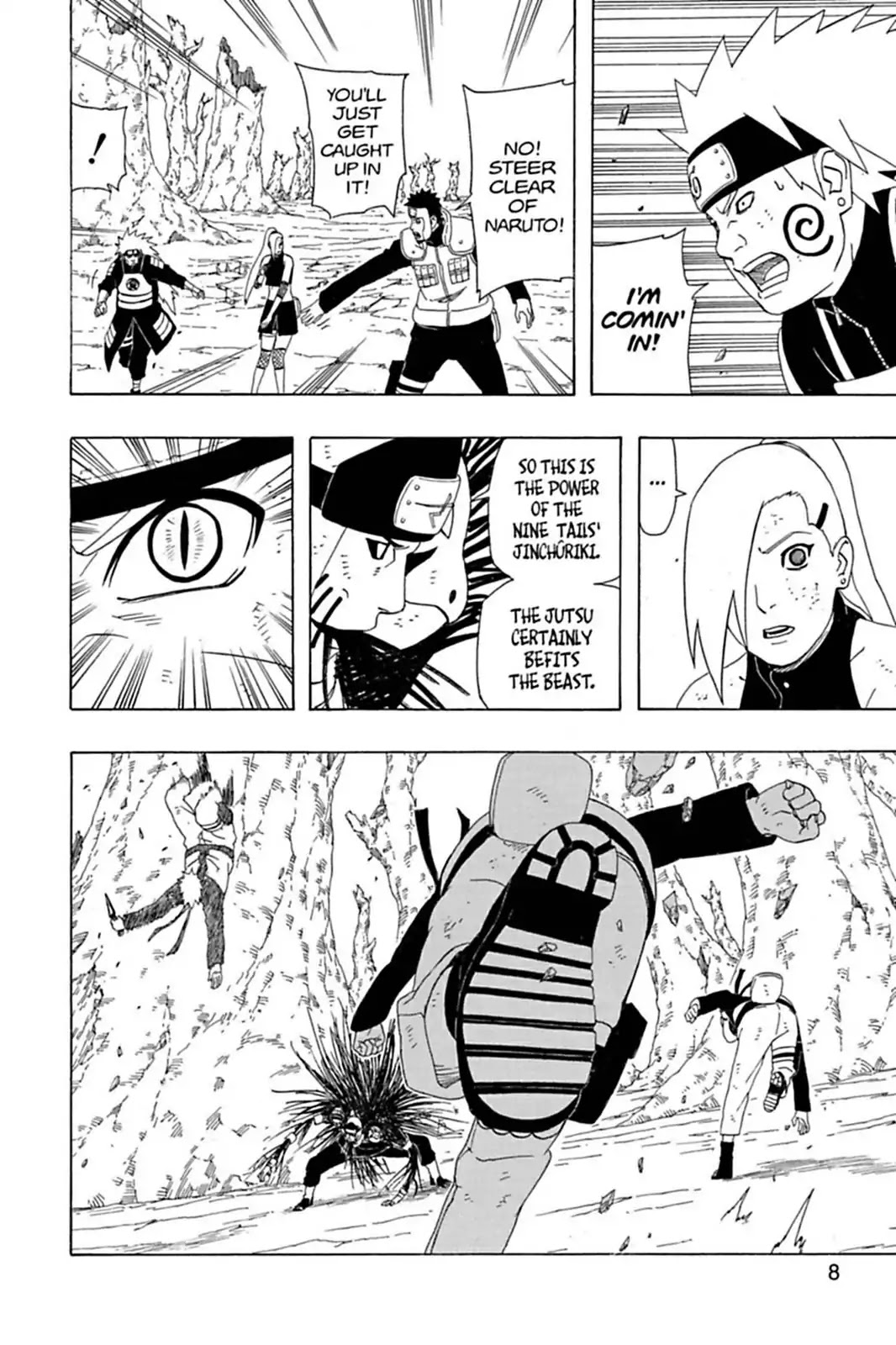 Naruto Chapter 340 page 9 - Chapter 340: The Perilous Bridge