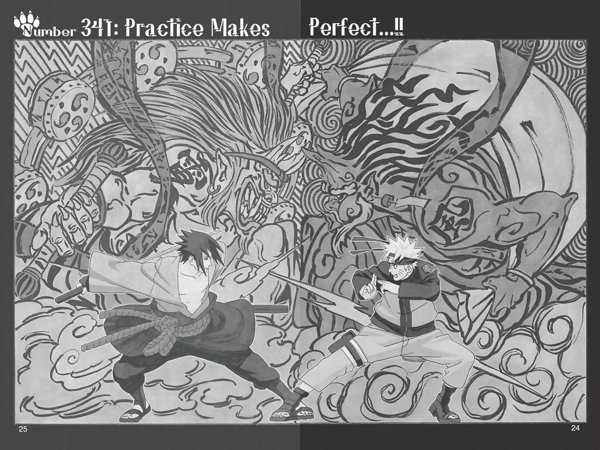 Naruto Chapter 341 page 1 - Chapter 341: Practice Makes Perfect...!!