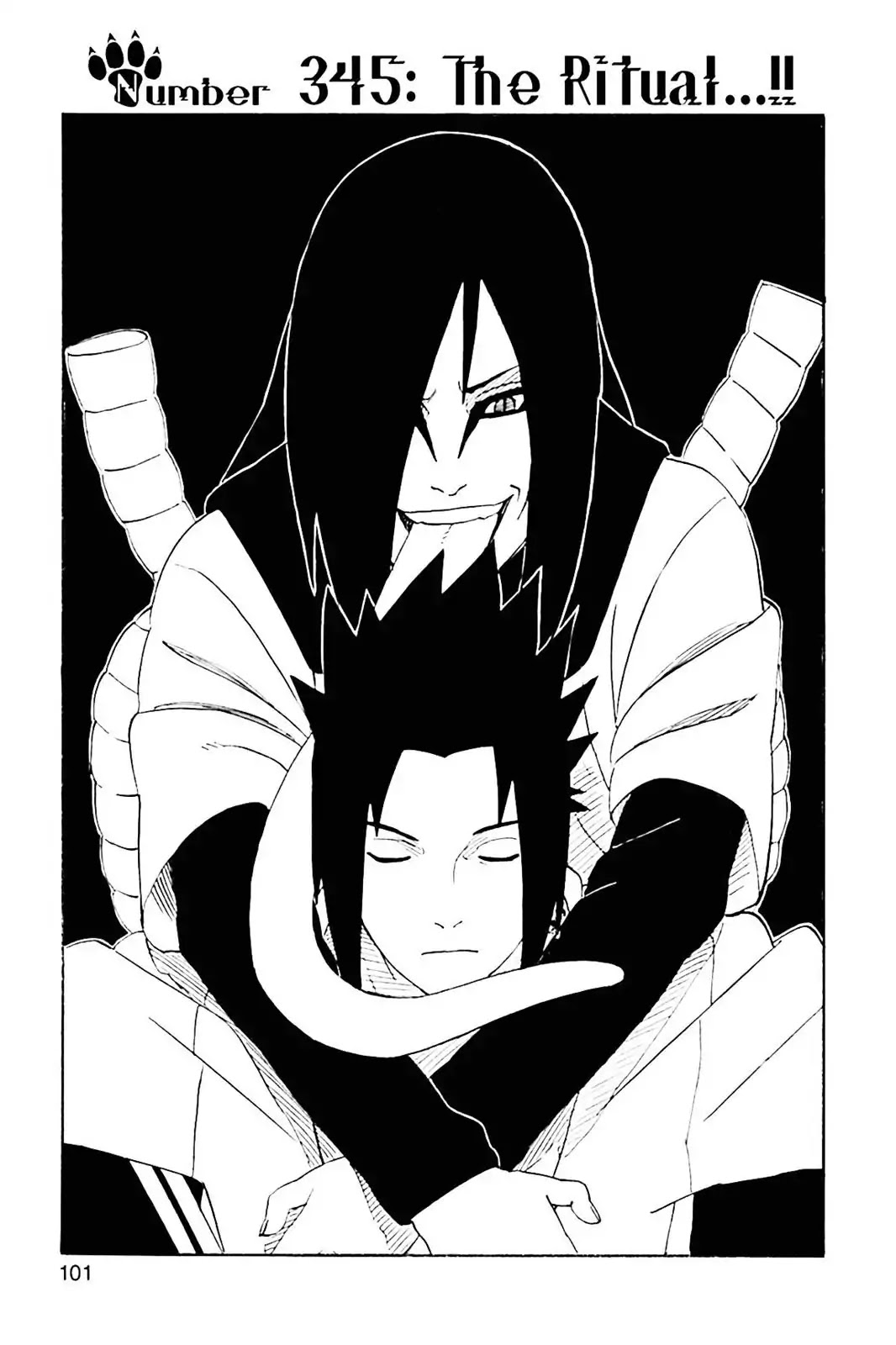 Naruto Chapter 345 page 1 - Chapter 345: The Ritual...!!!
