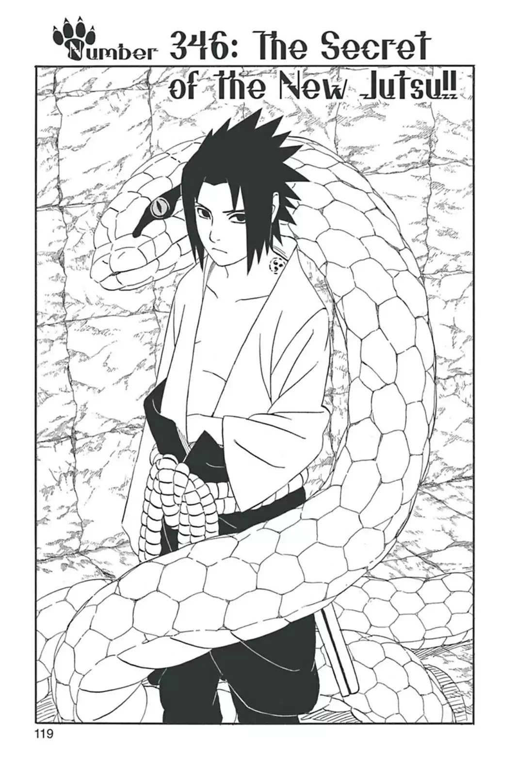 Naruto Chapter 346 page 1 - Chapter 346: The Secret Of The New Jutsu!!