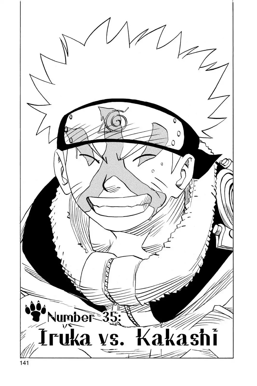 Naruto Chapter 35 page 1 - Chapter 35: Truka Vs. Kakashi