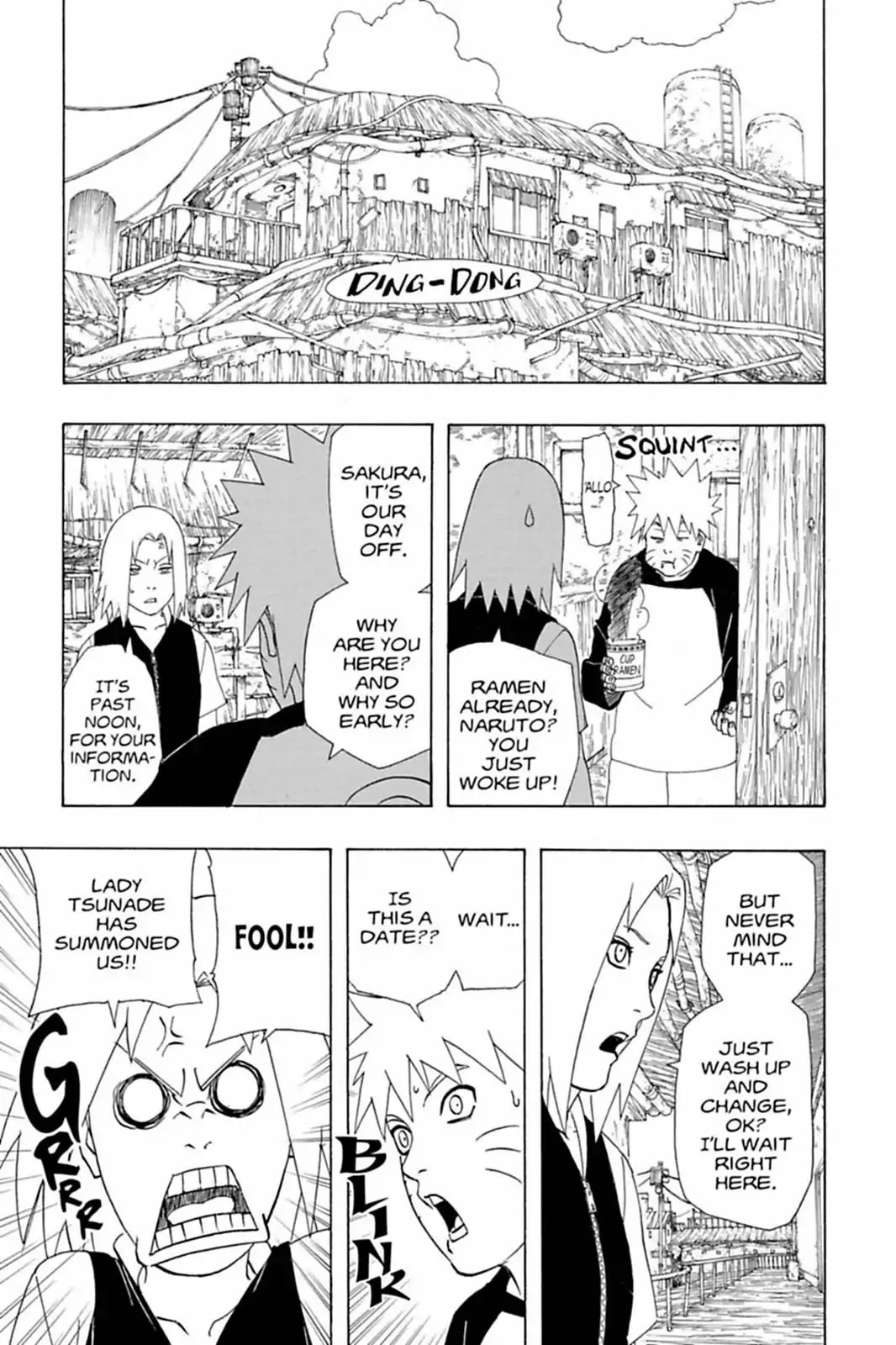Naruto Chapter 350 page 10 - Chapter 350: News Of The Clash...!!