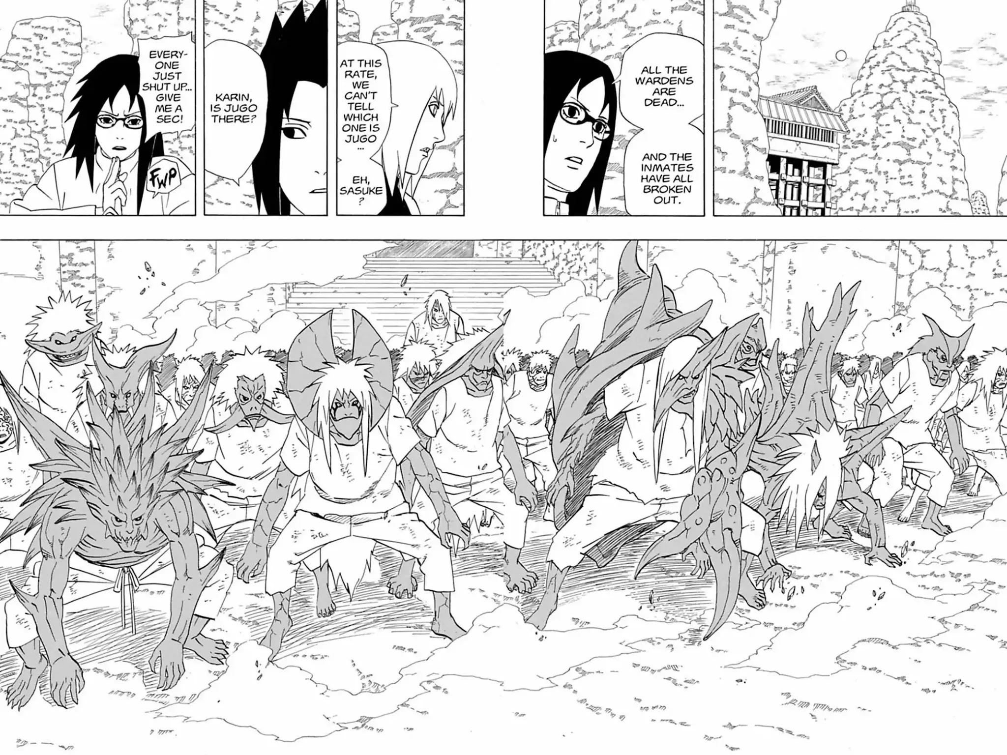Naruto Chapter 350 page 15 - Chapter 350: News Of The Clash...!!