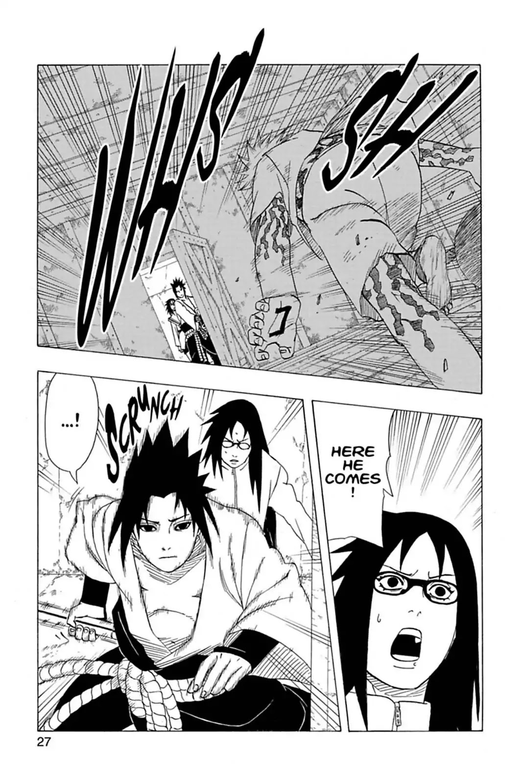 Naruto Chapter 350 page 25 - Chapter 350: News Of The Clash...!!