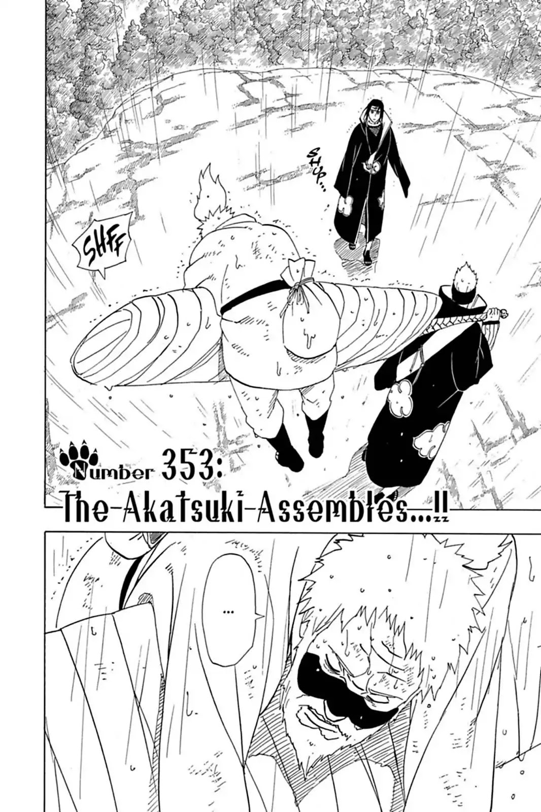 Naruto Chapter 353 page 2 - Chapter 353: The Akatsuki Assembles...!!