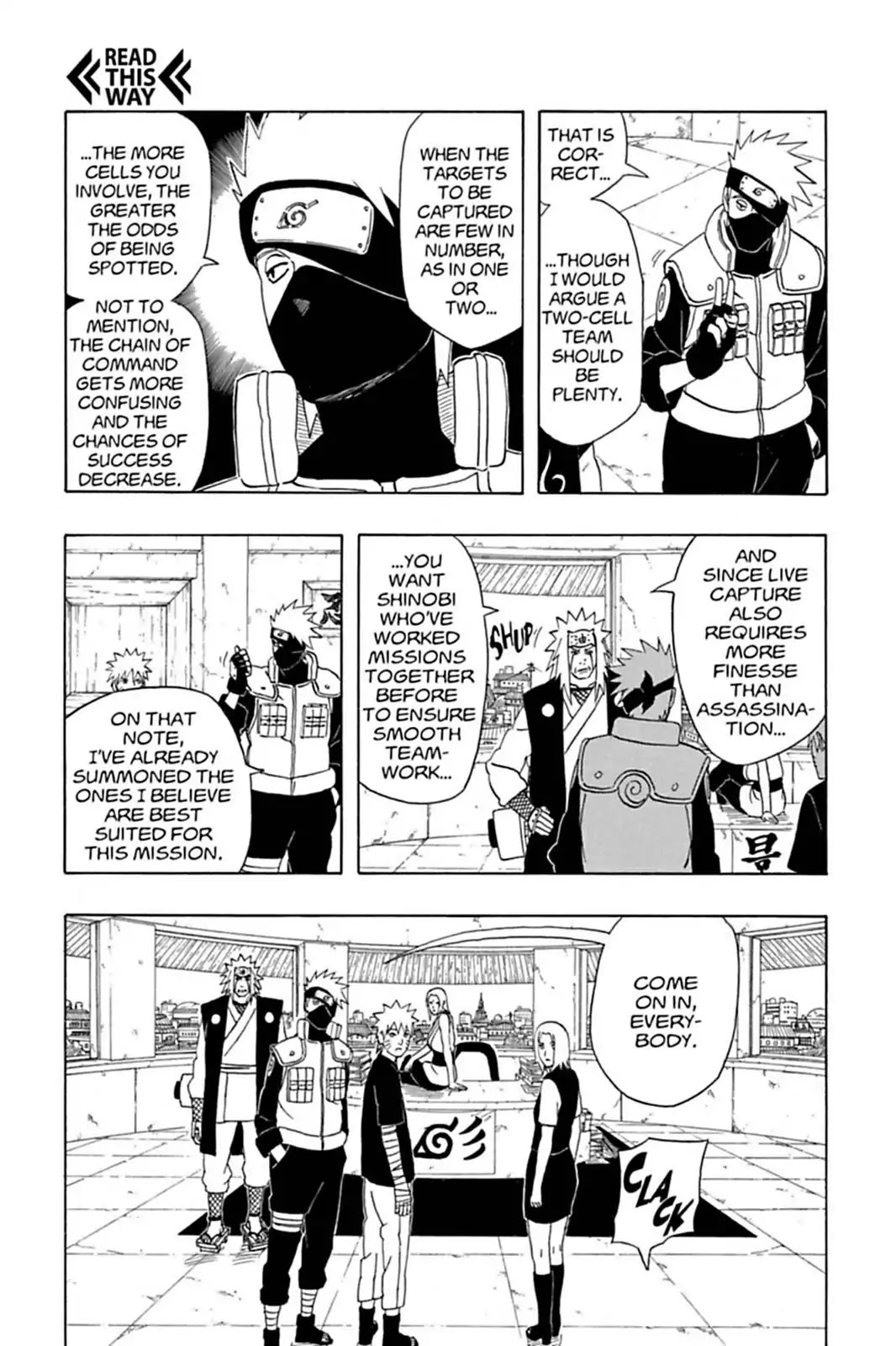 Naruto Chapter 354 page 3 - Chapter 354: On The Move