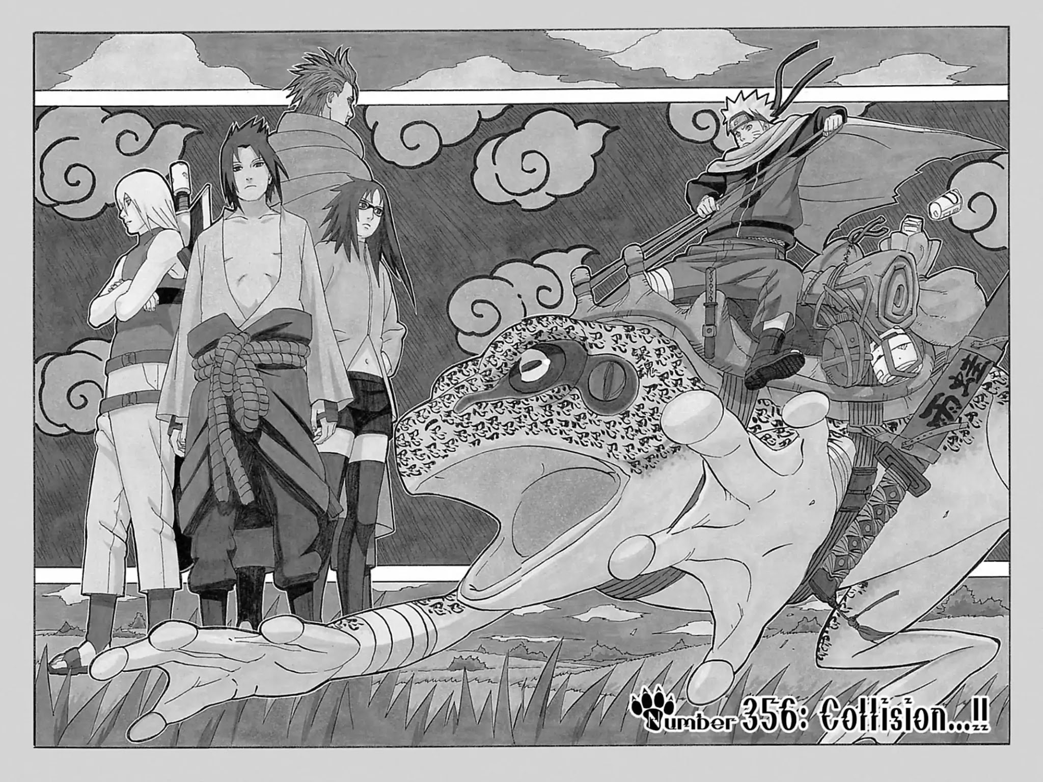 Naruto Chapter 356 page 1 - Chapter 356: Collision...!!