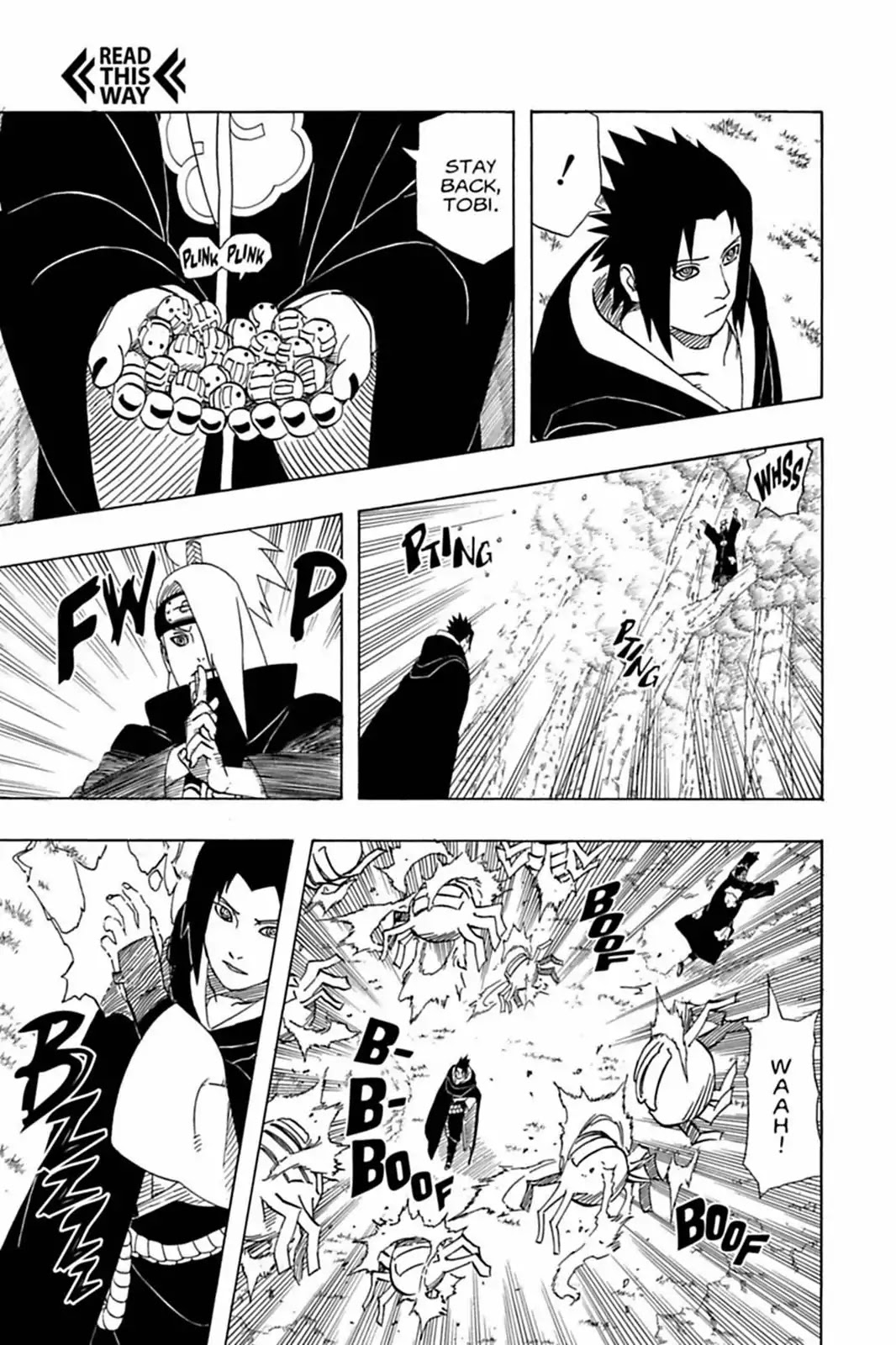 Naruto Chapter 357 page 11 - Chapter 357: Deidara Vs. Sasuke!!