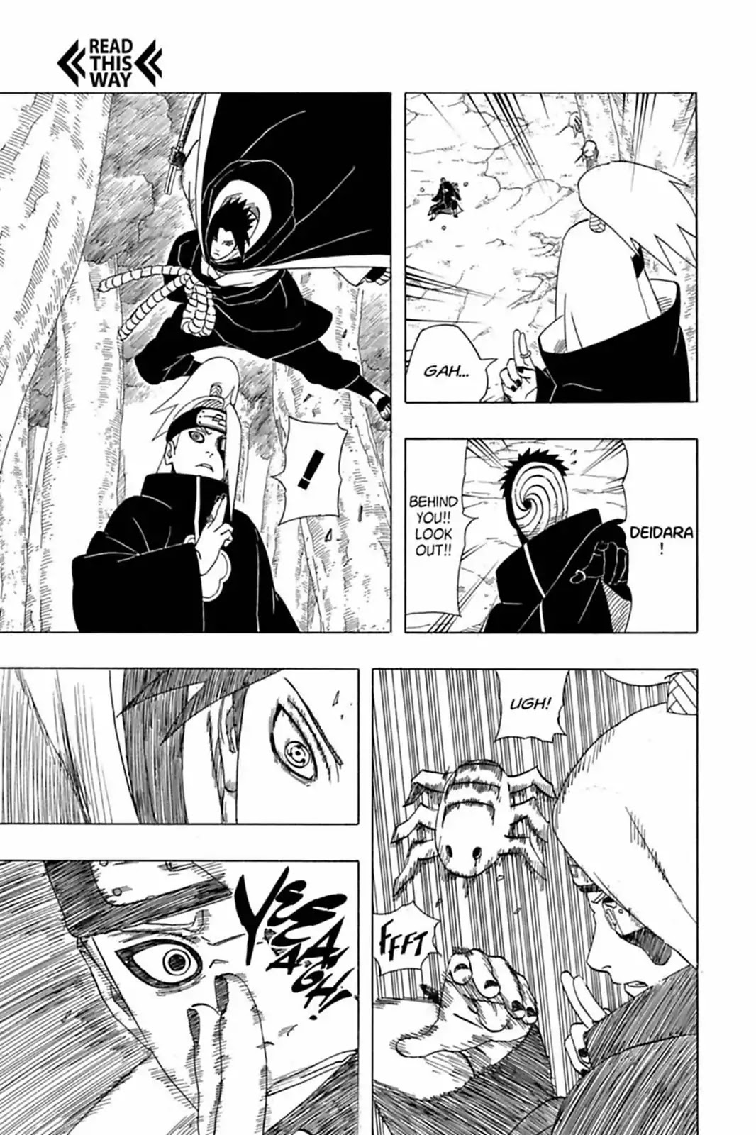 Naruto Chapter 357 page 13 - Chapter 357: Deidara Vs. Sasuke!!