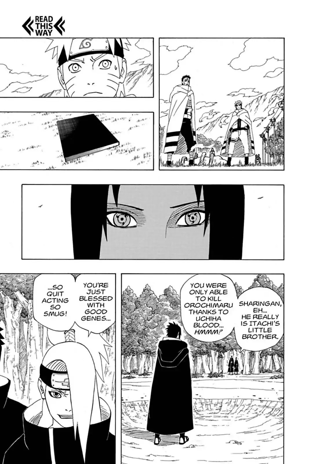Naruto Chapter 357 page 7 - Chapter 357: Deidara Vs. Sasuke!!
