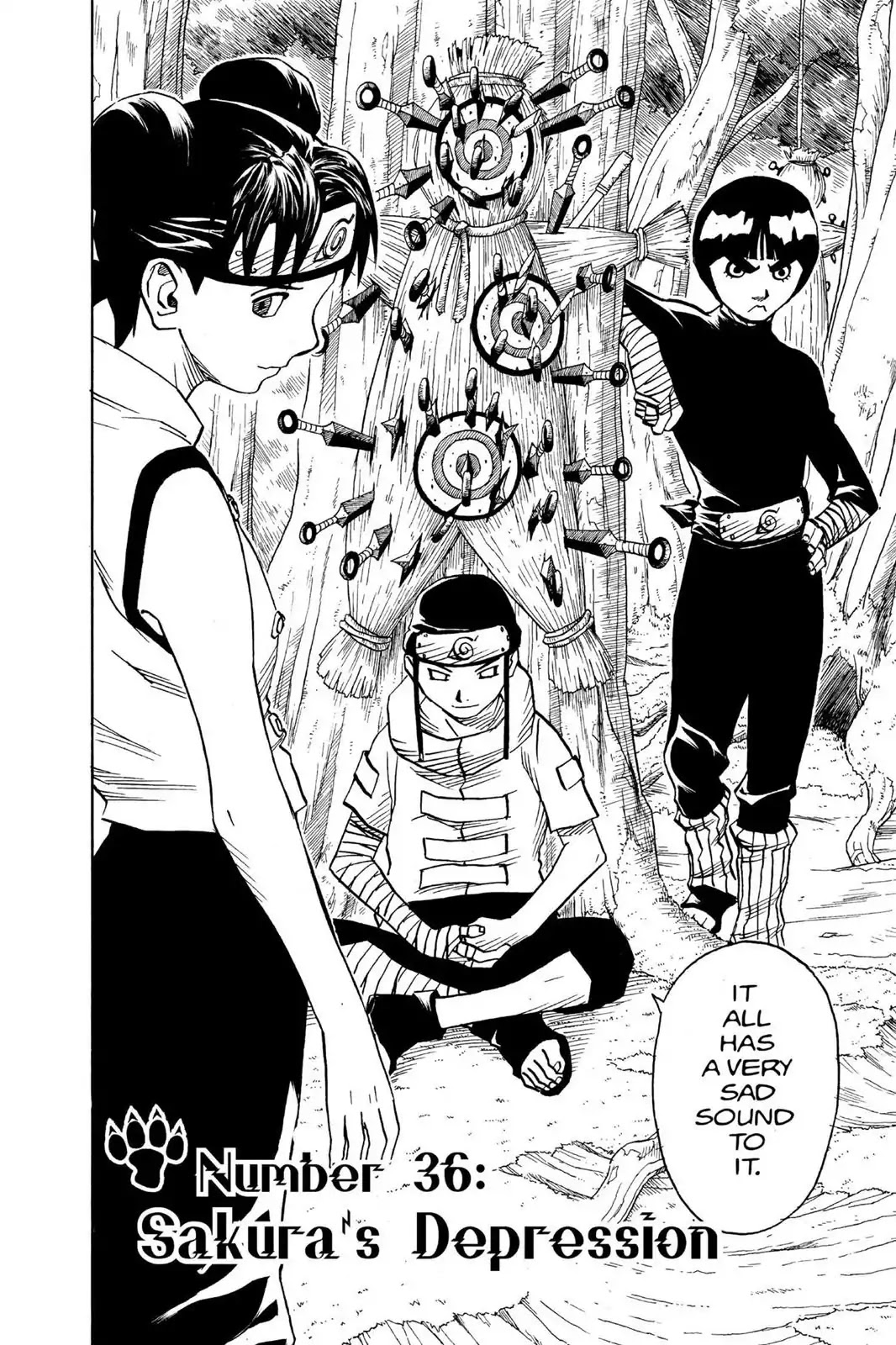 Naruto Chapter 36 page 2 - Chapter 36: Sakura's Depression