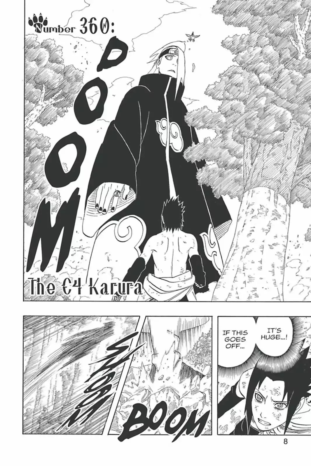 Naruto Chapter 360 page 9 - Chapter 360: The C4 Karura