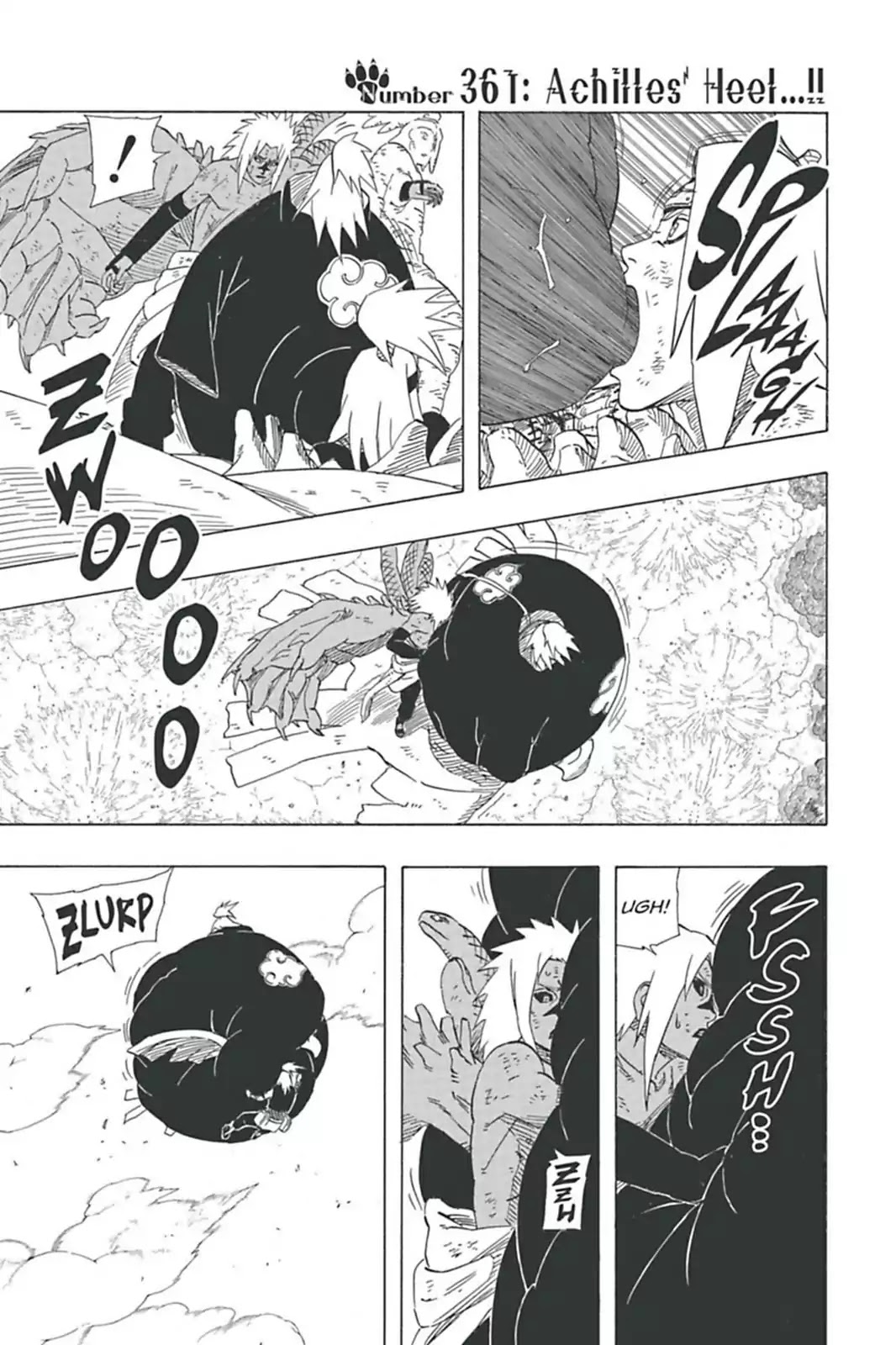 Naruto Chapter 361 page 1 - Chapter 361: Achilles' Heel...!!