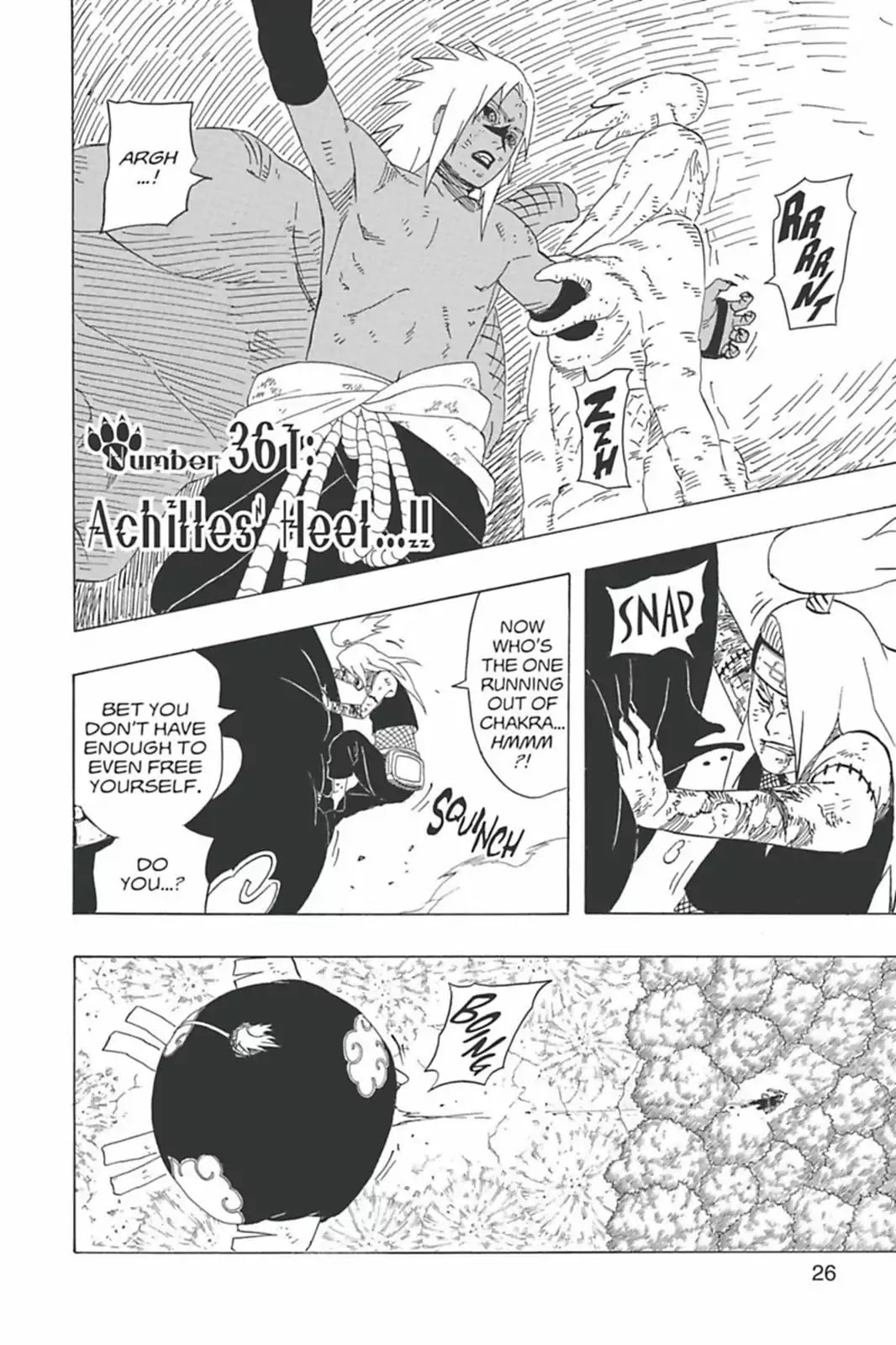 Naruto Chapter 361 page 2 - Chapter 361: Achilles' Heel...!!