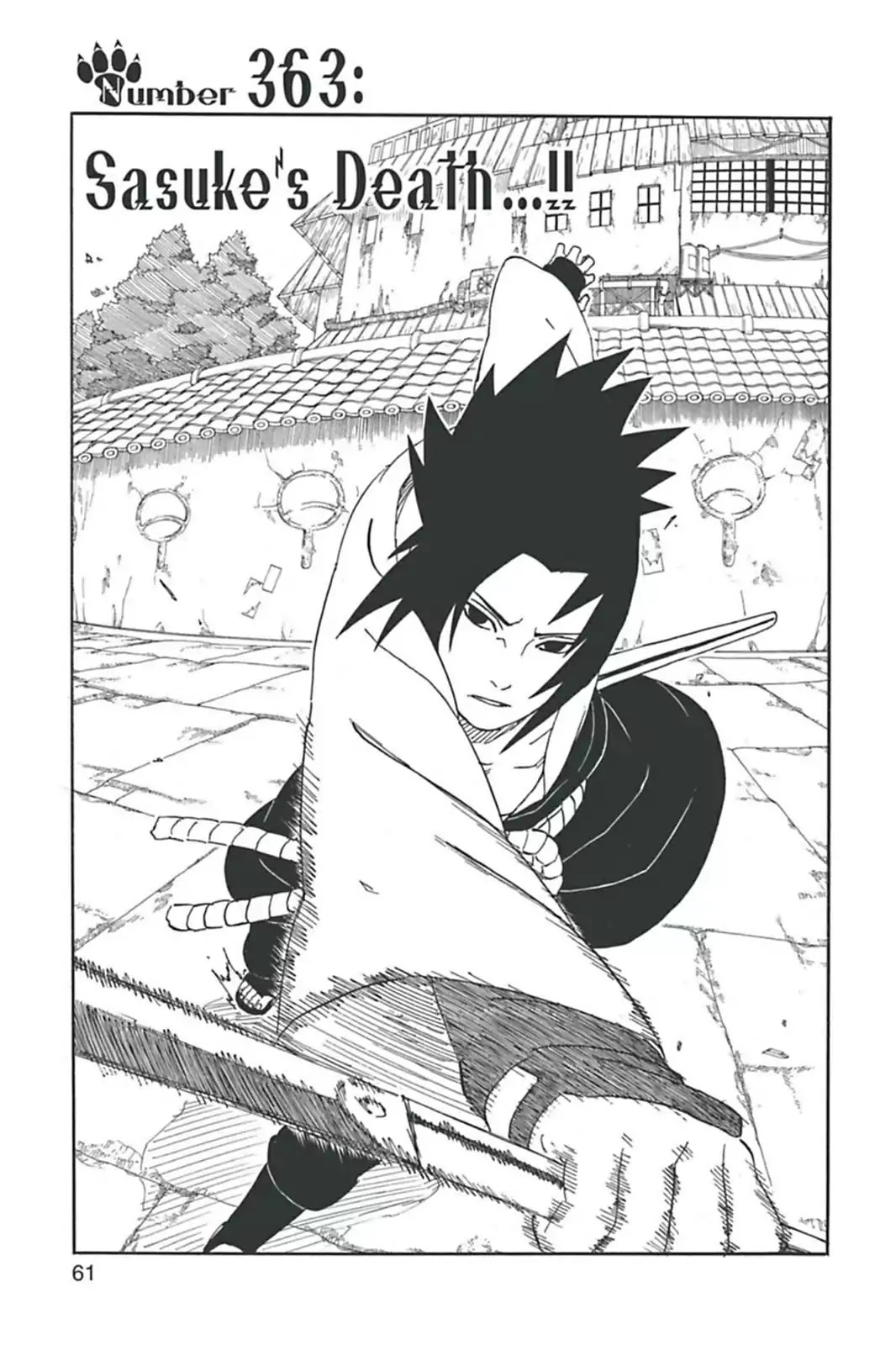 Naruto Chapter 363 page 1 - Chapter 363: Sasuke's Death...!!