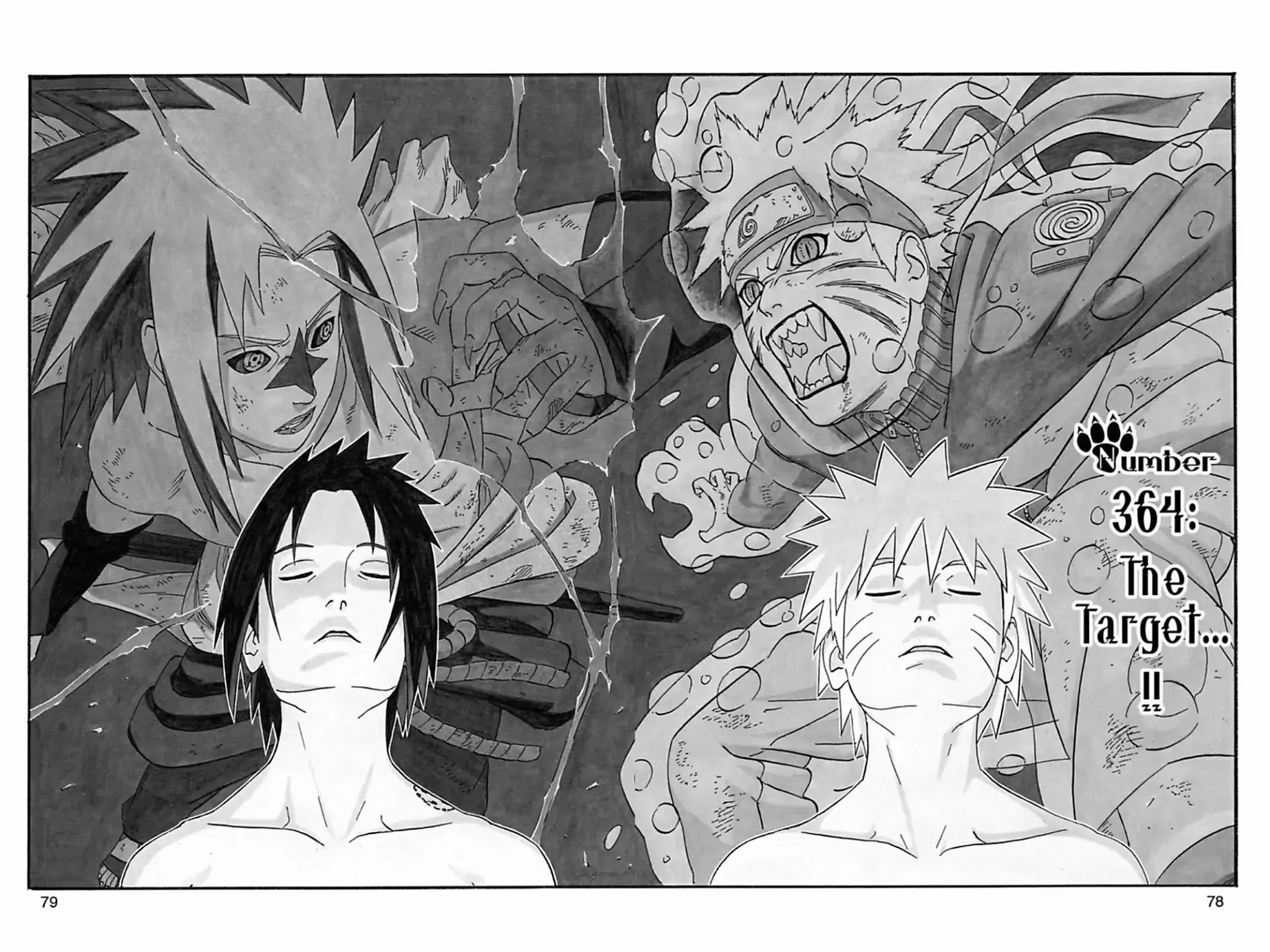 Naruto Chapter 364 page 1 - Chapter 364: The Target...!!