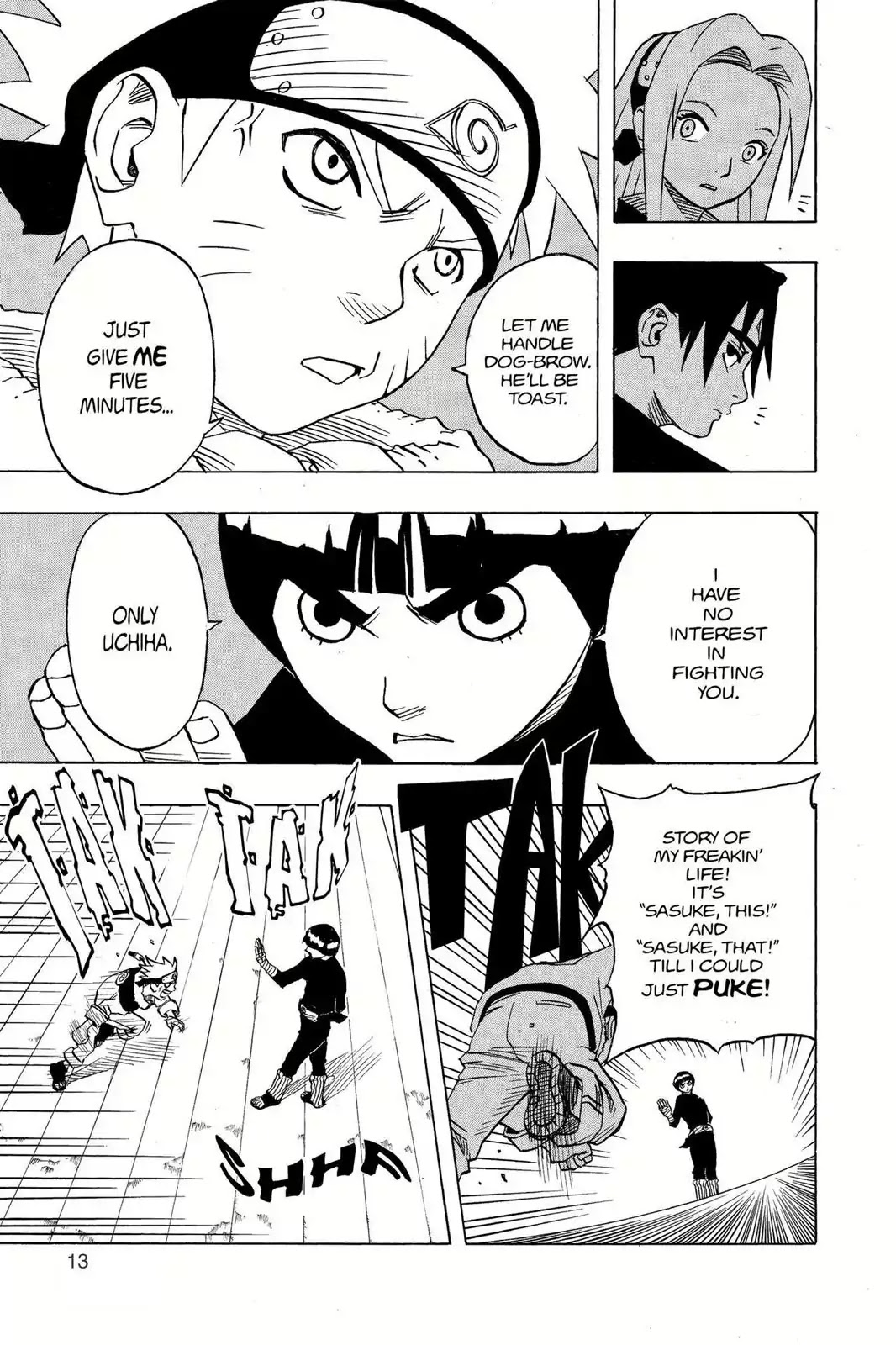 Naruto Chapter 37 page 14 - Chapter 37: A Total Mismatch
