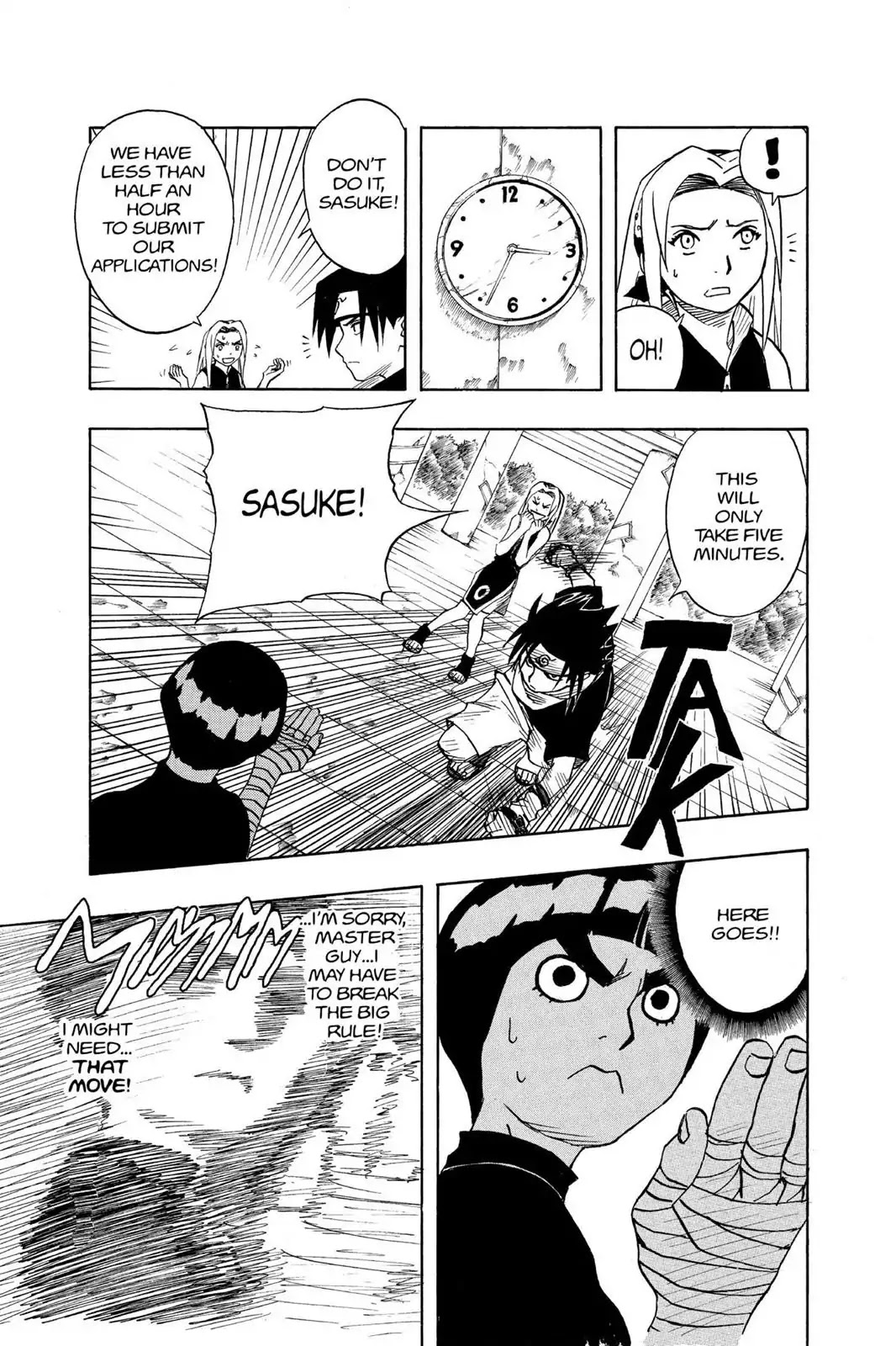 Naruto Chapter 37 page 18 - Chapter 37: A Total Mismatch